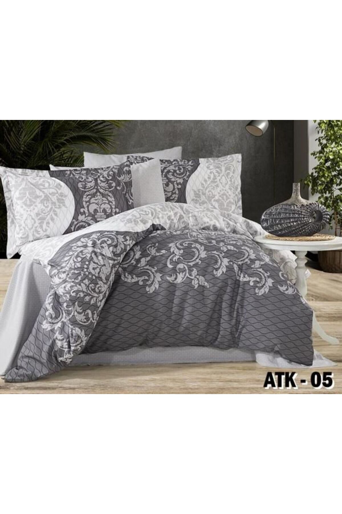 AYBERK HOME TEXTİLE DÖRT MEVSİM KAPİTONELİ ÇİFT KİŞİLİK NEVRESİM SETİ - ATK05