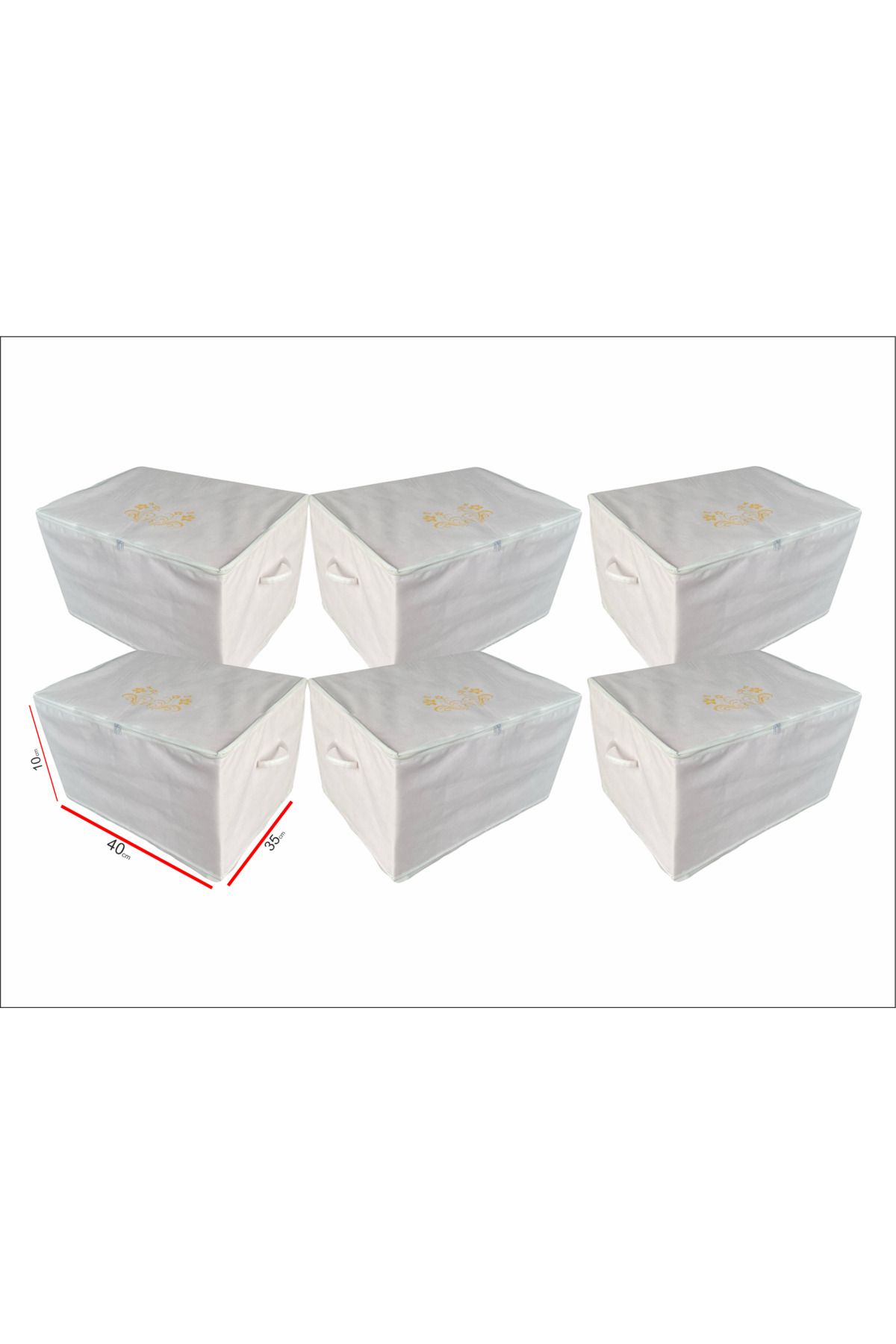 pinabah PİNABAH BAVUL İÇİ DÜZENLEYİCİ ORGANİZER HURÇ 6 ADET (40x35x10)