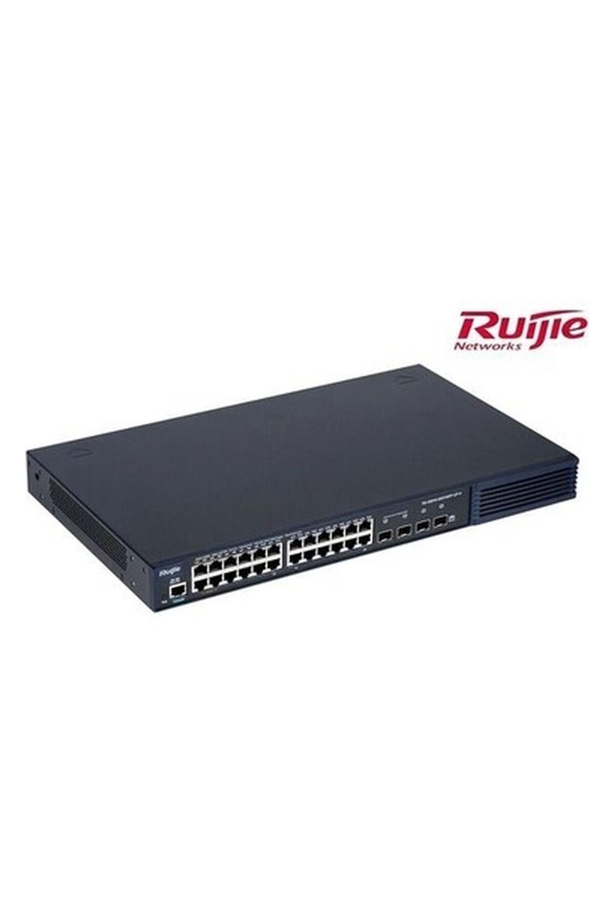 RUIJIE Ruıjıe 24PORT RG-S2910-24GT4XS-UP-H(V3) Gıgabıt 4-Sfp+ 10GBE 370W Yönetilebilir Poe Swıtch