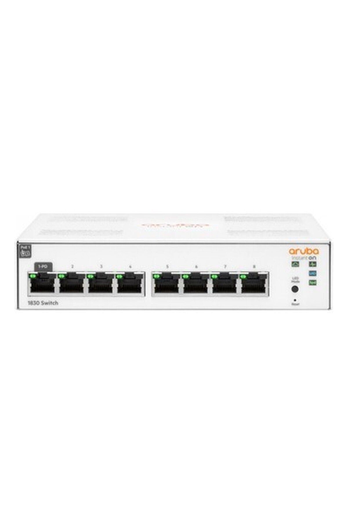 HP Aruba Instant On JL810A 1830-8G, 8port, Gigabit, Yönetliebilir, Rack Mount Switch