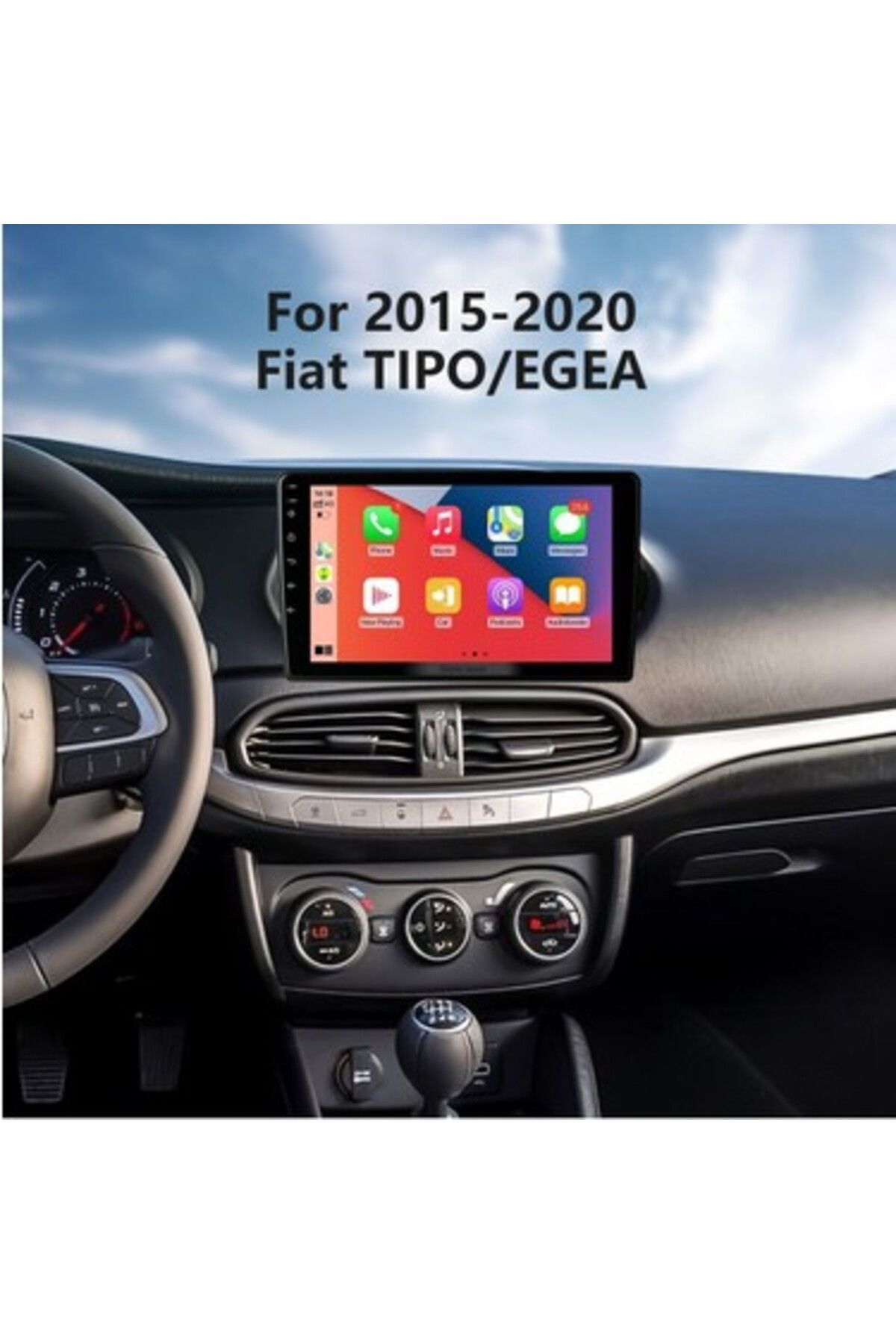 SOUNDCİTY FİAT EGEA 2016-2021 MULTİMEDYA CARPLAY EKRAN SETİ 4 GB RAM 64 HAFIZALI