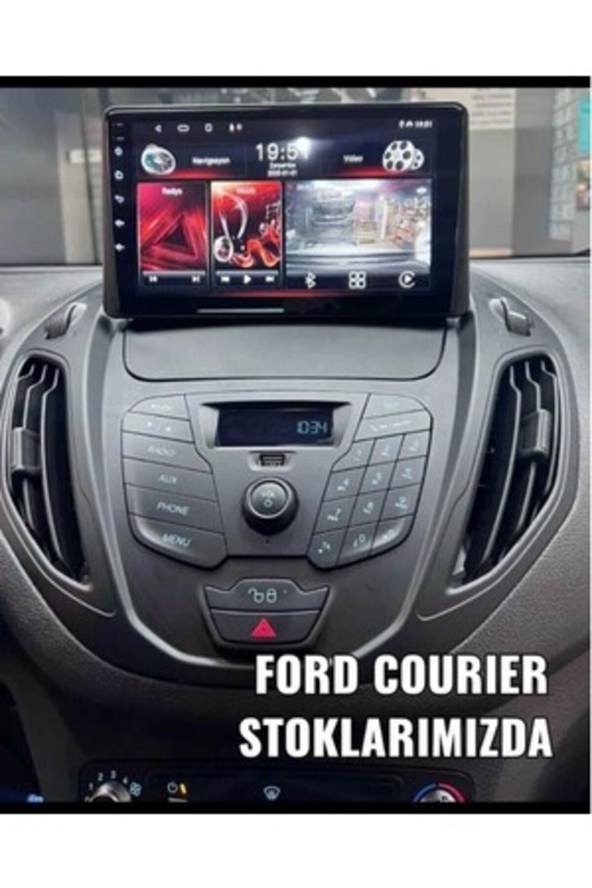 SOUNDCİTY FORD COURİER 2014-2024 uyumlu BOŞ PAKETLER İÇİN UYGUN MULTİMEDYA EKRAN SETİ 4 GB RAM 64 HAFIZA