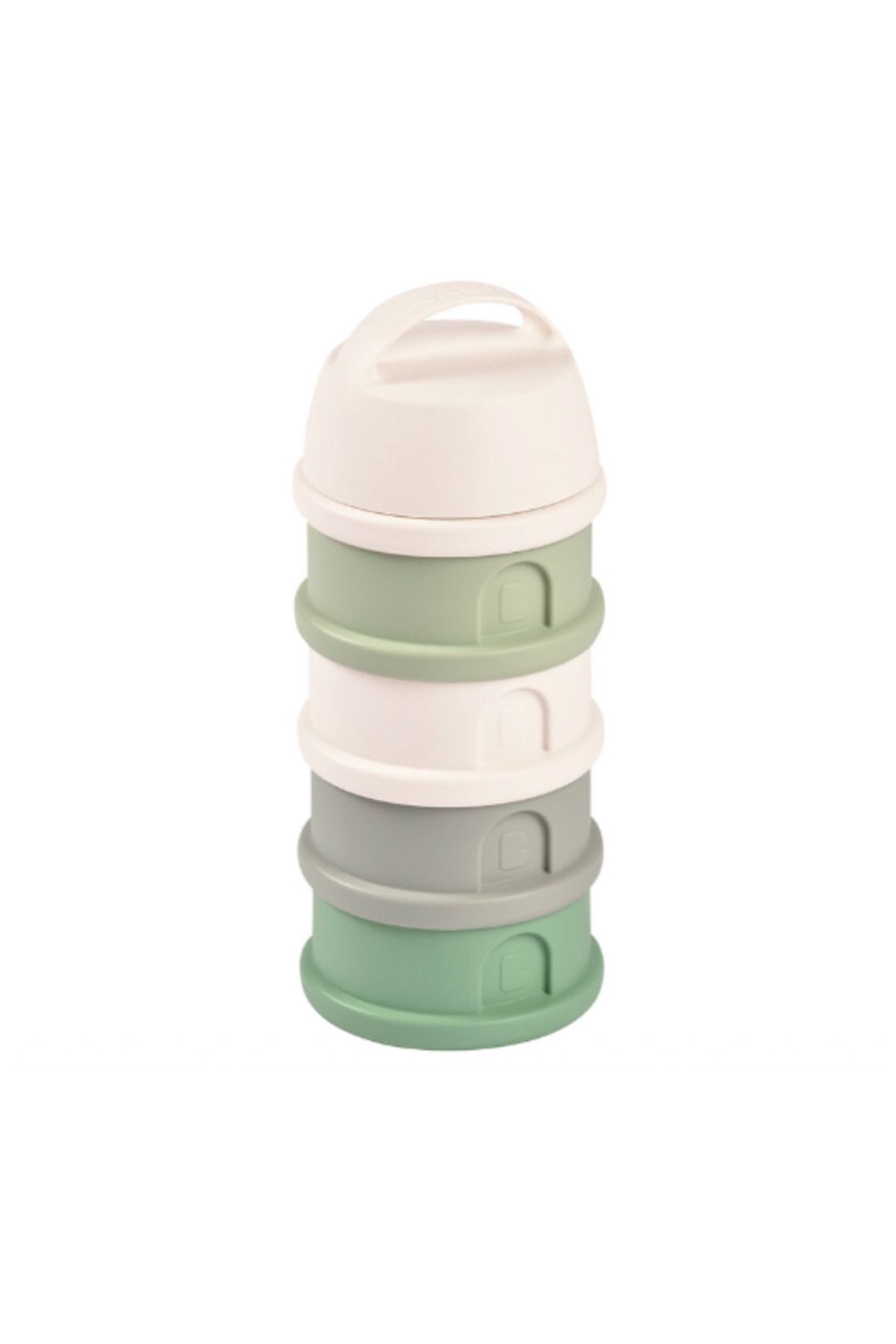 Beaba-Recipient lapte praf 4 compartimente Beaba Sage Green 2