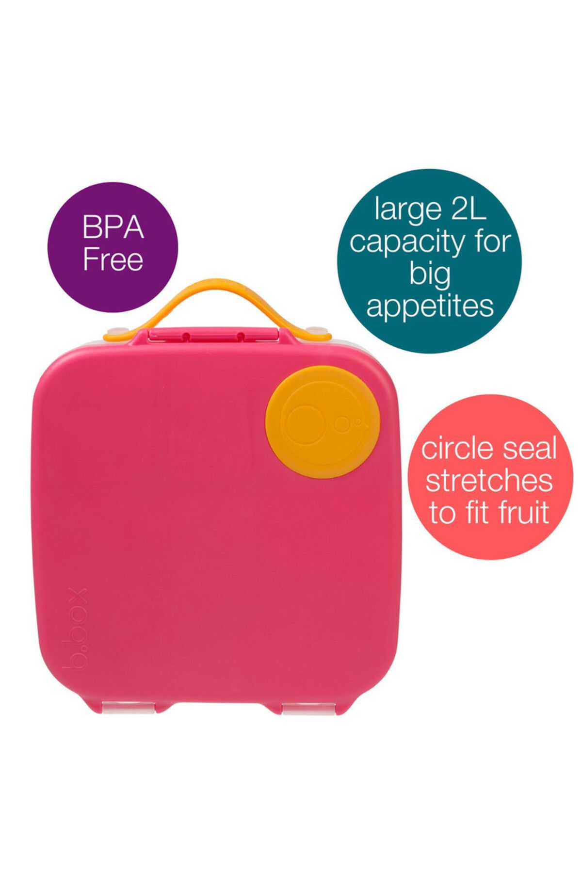 Bbox-B.Box Lunchbox , Jumbo Bento Box With 4 Compartments (2 Leakproof), From 3+ , 1L Capacity 3
