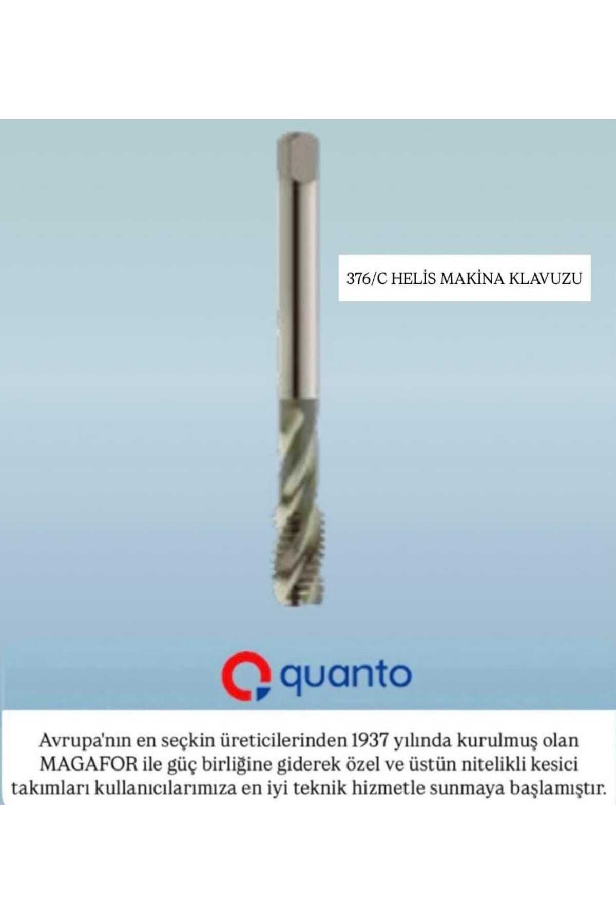 quanto M16x2 6H HSS-E DIN 376/C HELİS MAKİNE KLAVUZU