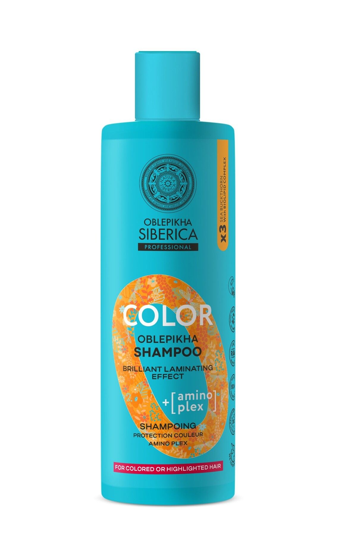 Natura Siberica OS O Color Oblepikha Şampuan 400 ml – Boyalı saçlar için parlaklık ve koruma sağlar