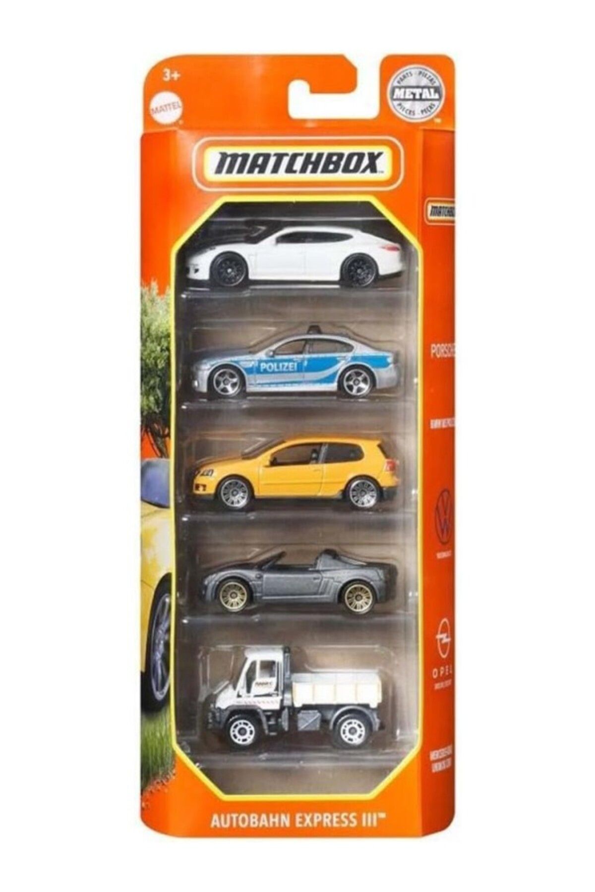 ShopZum 5'Li Araba Seti Autobahn Expres 3 C1817-Hfh13