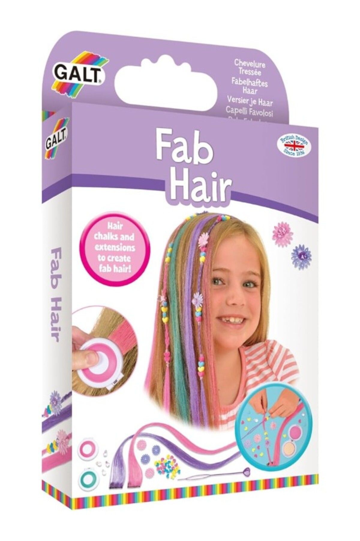 ShopZum Galt 1004969 Fab Hair Saç Için Aksesuar Seti, 34 Parça