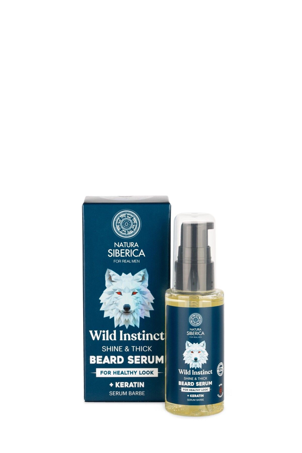 Natura Siberica Men Wild Instinct Shine & Thick Beard Serum For Healthy Look, 50 ml