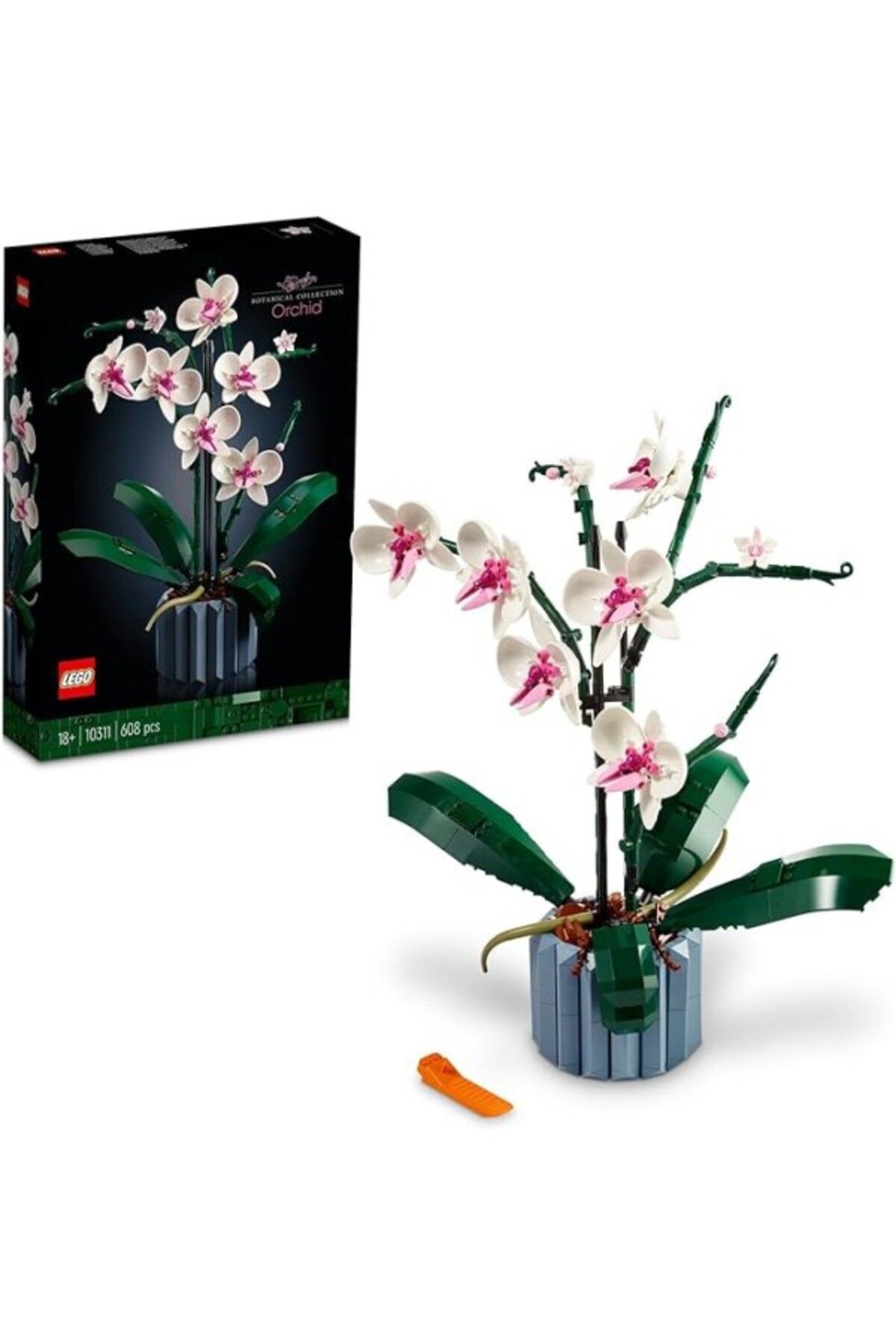 ShopZum Icons Orkide 10311 - Yetişkinler İçin Dekoratif, Koleksiyonluk Ve Sergilenebilir Çiçek Modeli