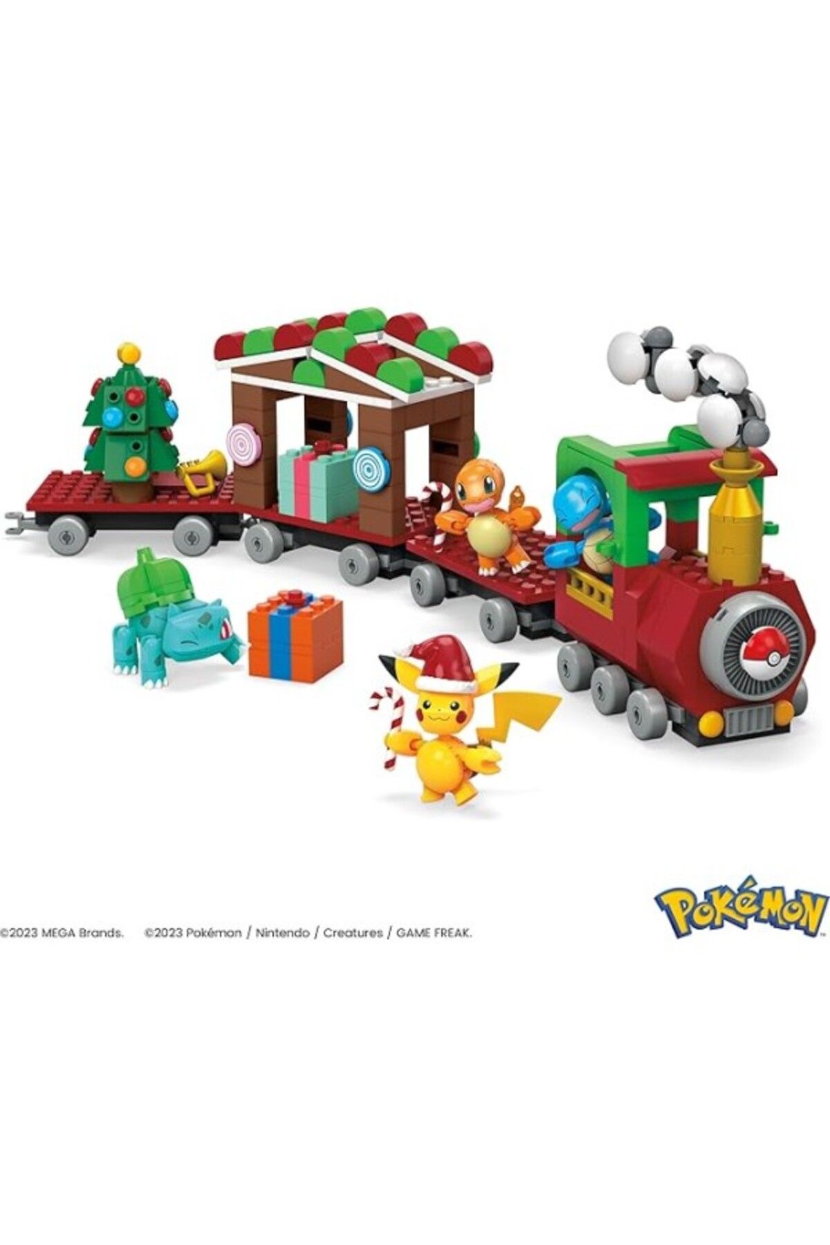 ShopZum Mega™ Pokémon™ Tatil Treni 373 Parçasıyla Ve Eğlenceli Sürprizlerle Mega Pokémon Tatil Treni