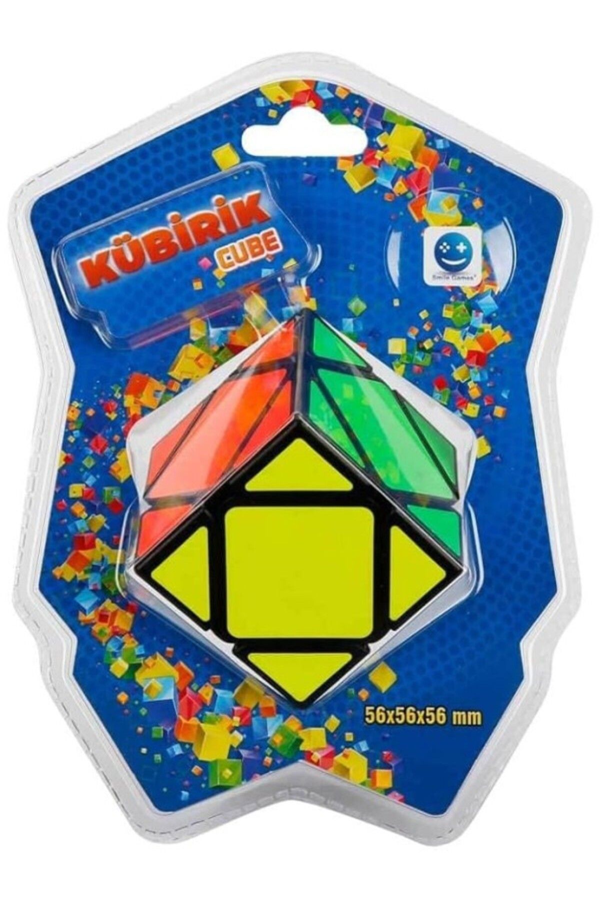ShopZum Smile Games Sabır Küpü Kare Cube Skewb Oyunu, 5,6 Cm