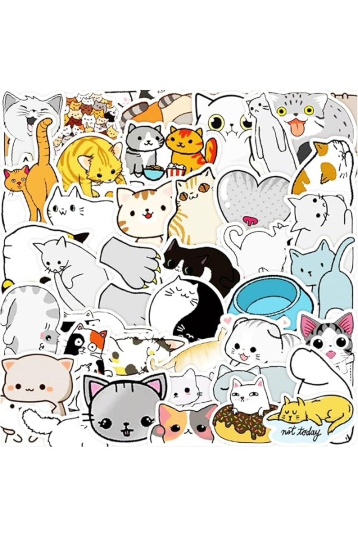 ShopZum 25'Li Su Geçirmez Opak Sticker Seri : 3