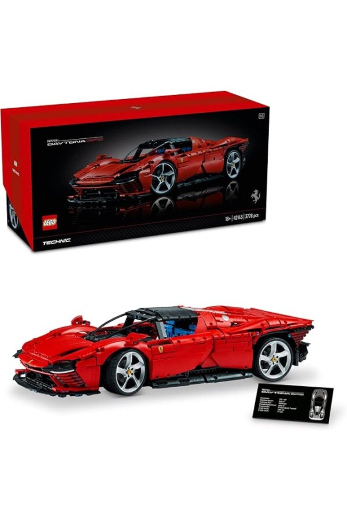 ShopZum Technic Ferrari Daytona Sp3 42143, Yetişkinler Bir Süper Araba Modeli Yapım Ve Sergileme