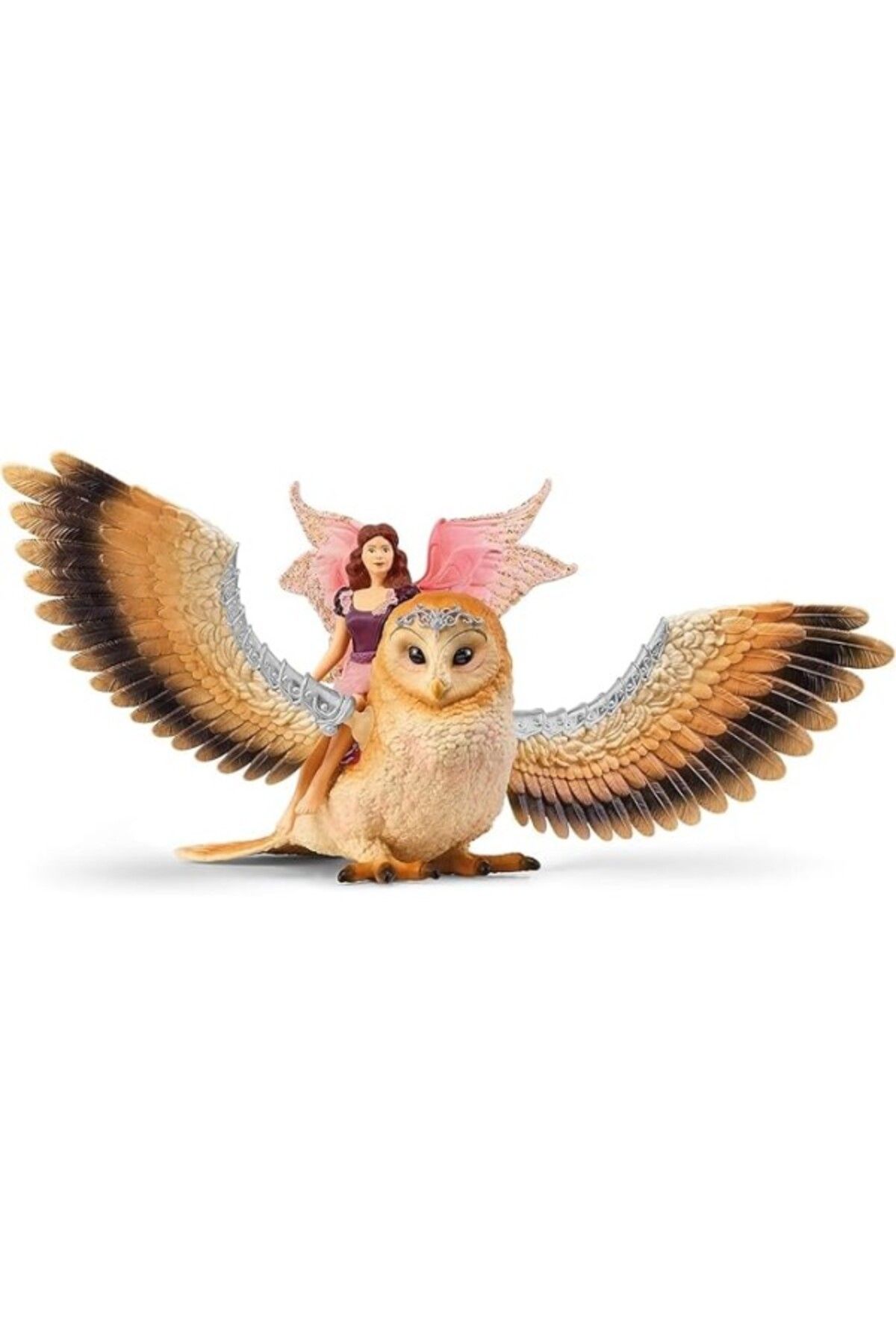 ShopZum Schleich Bayala 70789 Uçan Parıltılı Baykuş Oyun Seti - Büyüleyici Ve Baykuş Figürü