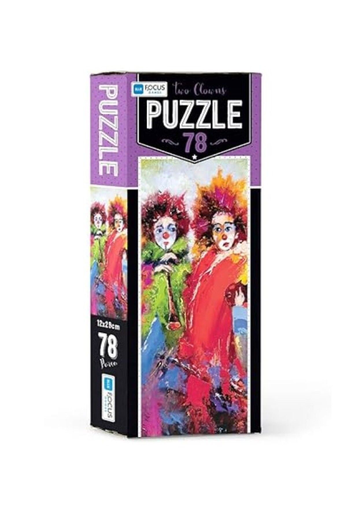 ShopZum 78 Parça Puzzle - Two Clowns (Kapak Değişebilir)