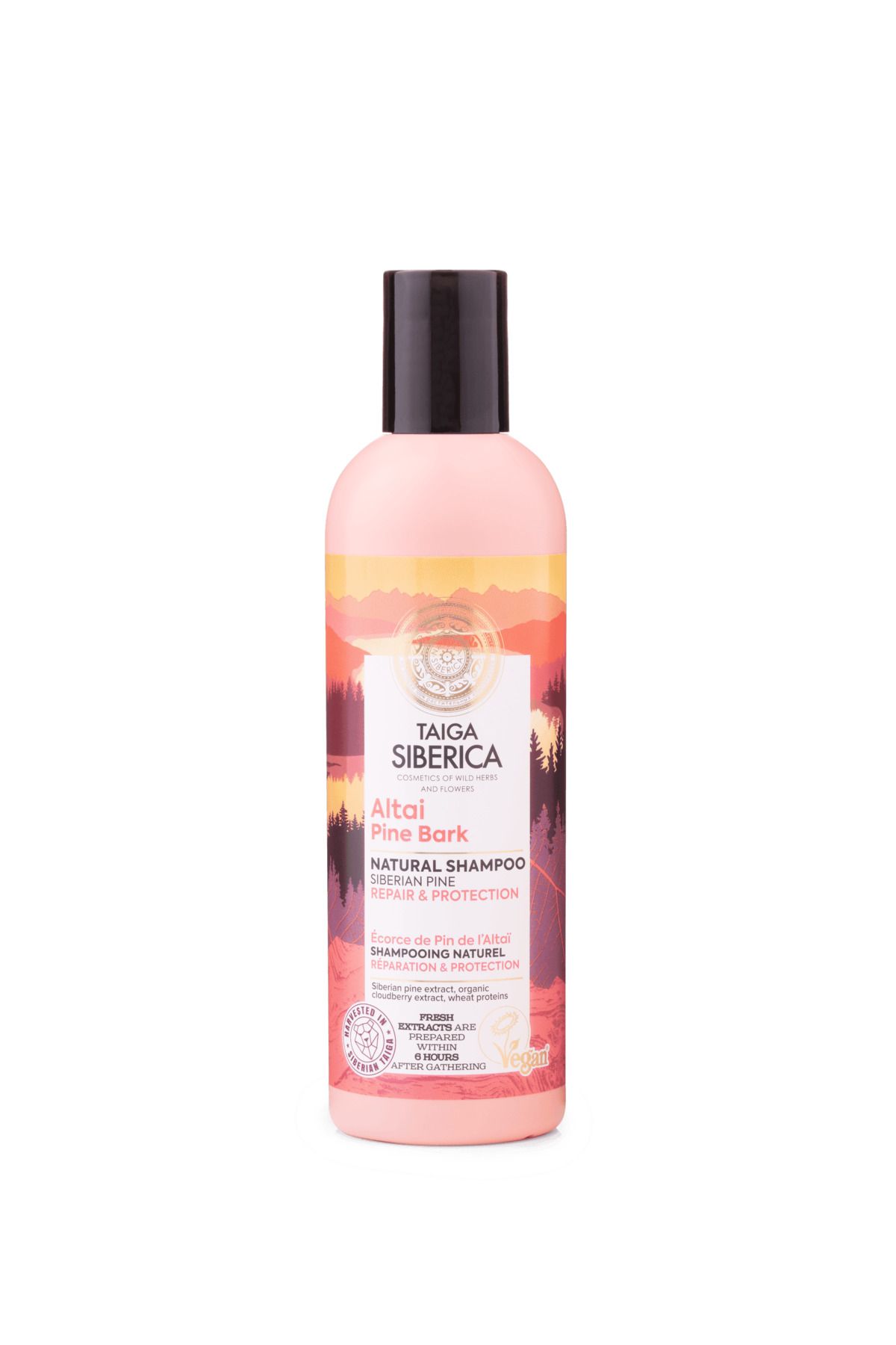 Natura Siberica TS Altai Pine Bark Natural Shampoo Repair & Protection, 270 ml