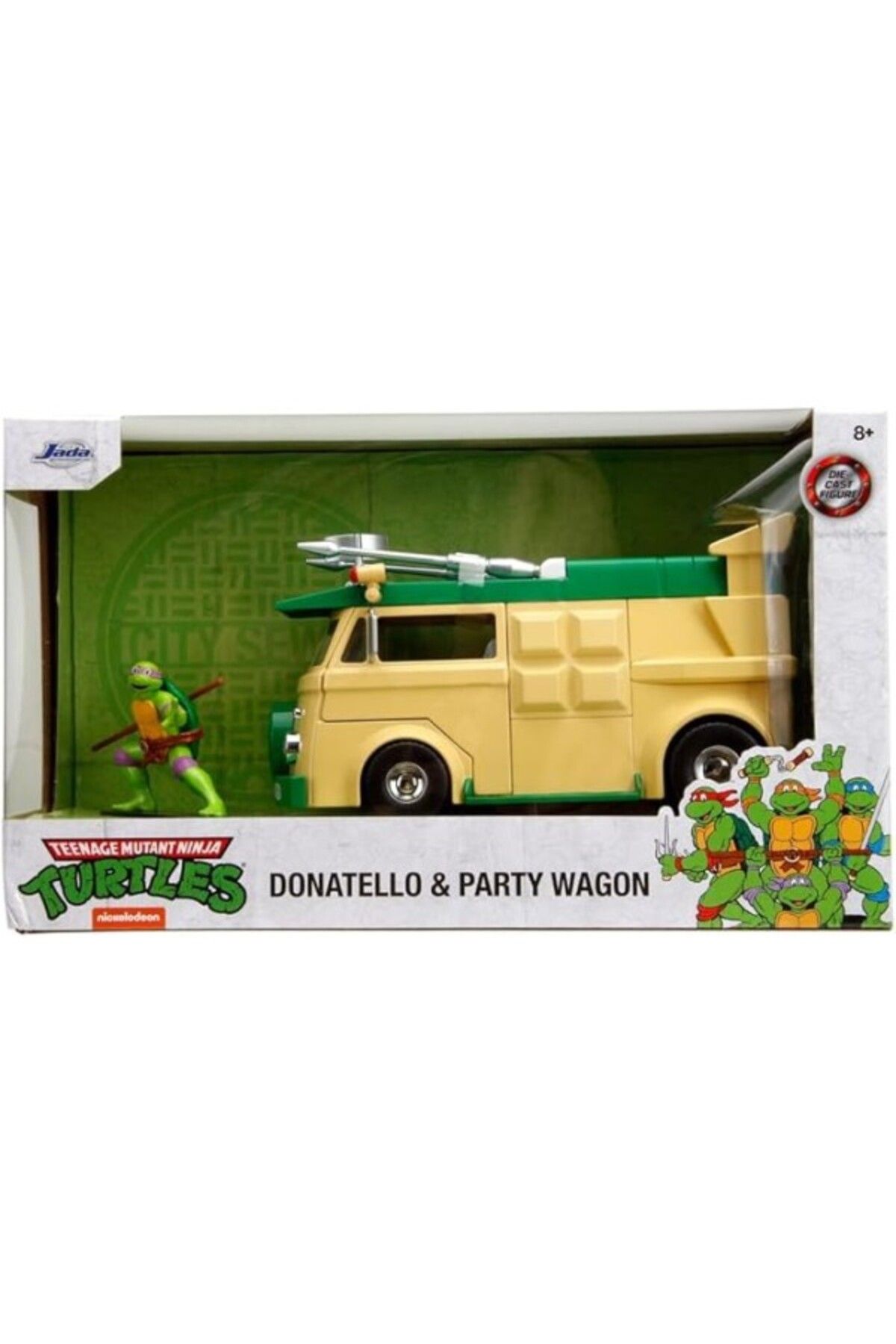 ShopZum Jada 1:24 Tmnt Party Wagon Ve Donatello Figürü