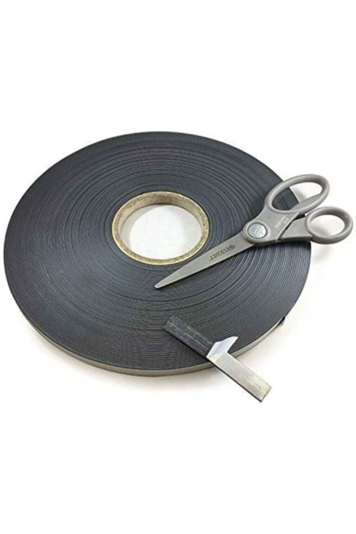 ShopZum Yapışkanlı Şerit Mıknatıs Magnet 12 Mm Genişlik X 1 Mm Kalınlık 5 Metre