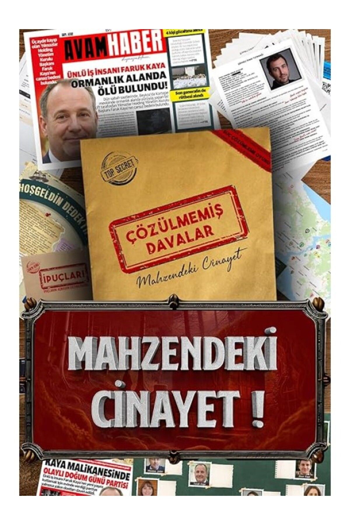 ShopZum Çözülmemiş Davalar Dedektiflik Suç Çözümleme Oyunu Faruk Kaya Dosyası - Gizem Bulmaca Cinayet Çözme