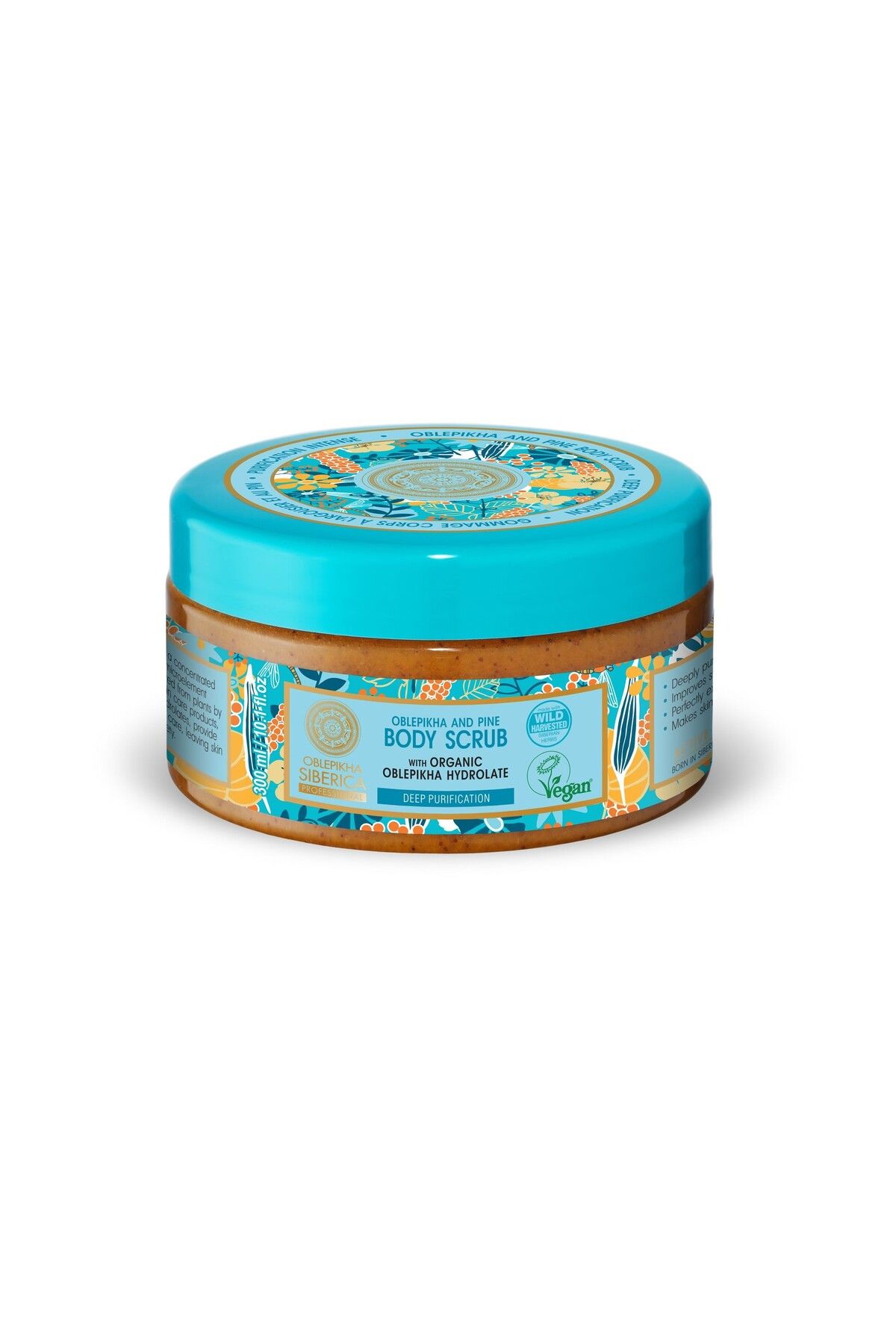 Natura Siberica OS Oblepikha And Pine Body Scrub Deep Purification, 300 ml