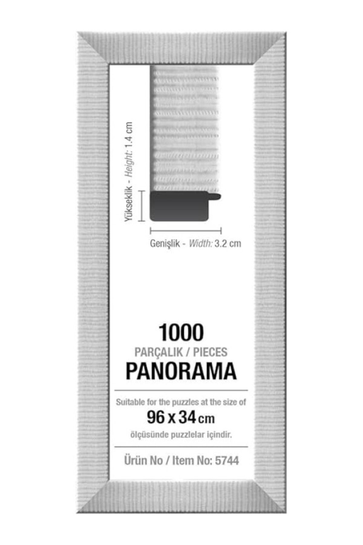 ShopZum Çerçevesi 1000 Parça Panorama Beyaz 96 X 34 Cm, 30 Mm, Puzzle Çerçevesi
