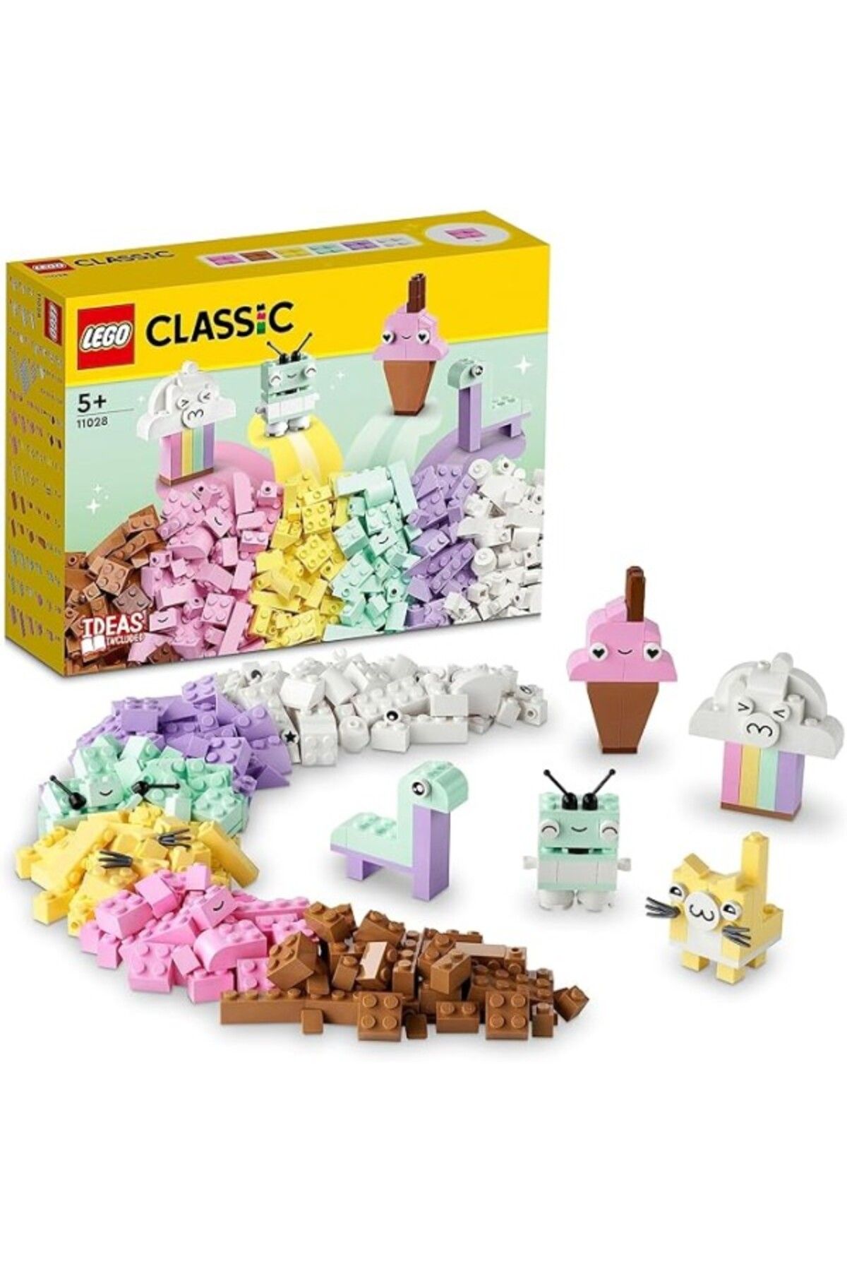 ShopZum Classic Yaratıcı Pastel Eğlence 11028-5 Yaş Ve Üzeri Çocuklar İçin Renkli, Yaratıcı, Eğlenirken