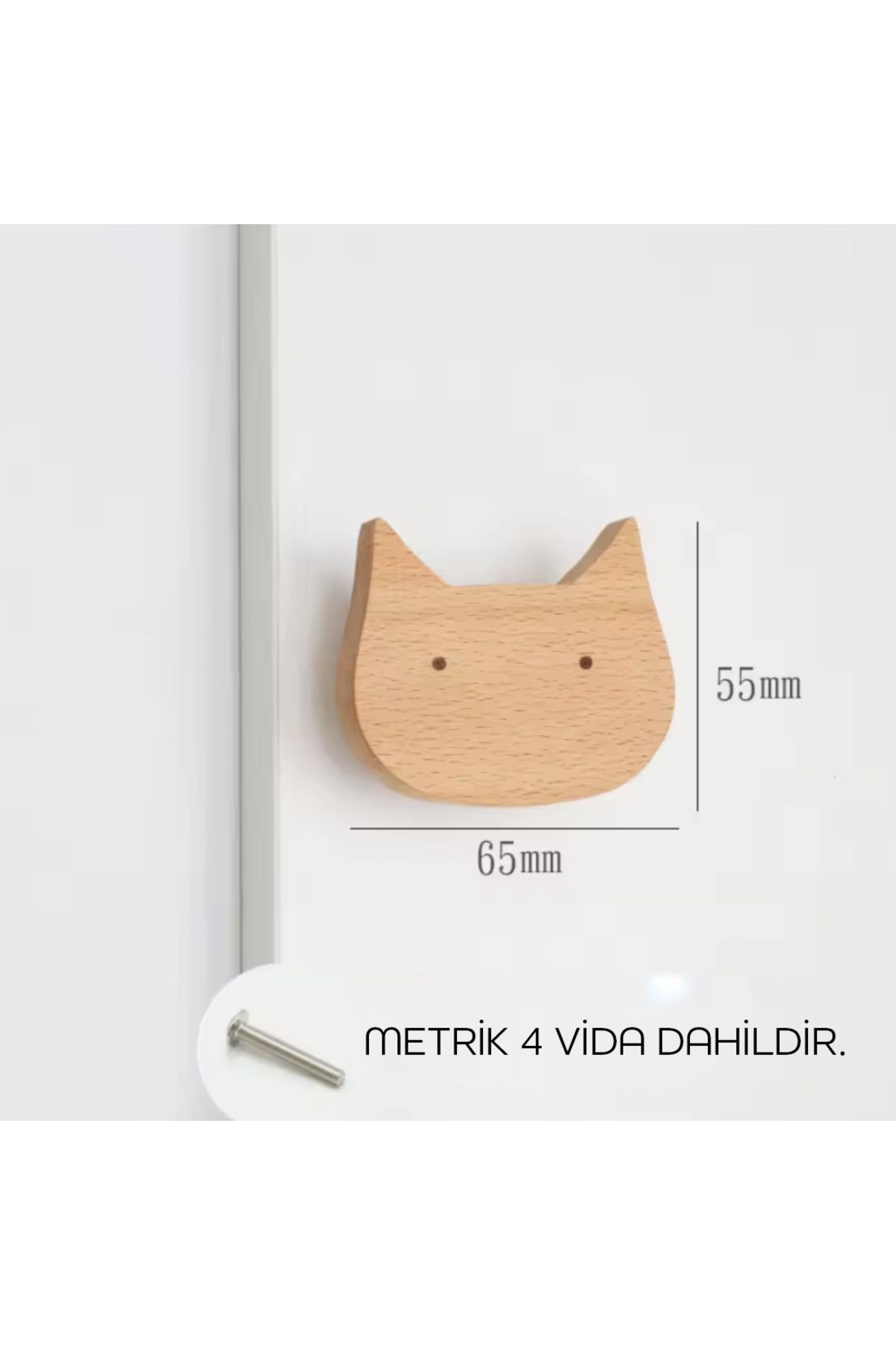 ka tasarım Çocuk Odası Mobilya Kulpları, Çekmece Kulbu, Hayvan Motifli Kulp 2 Adet