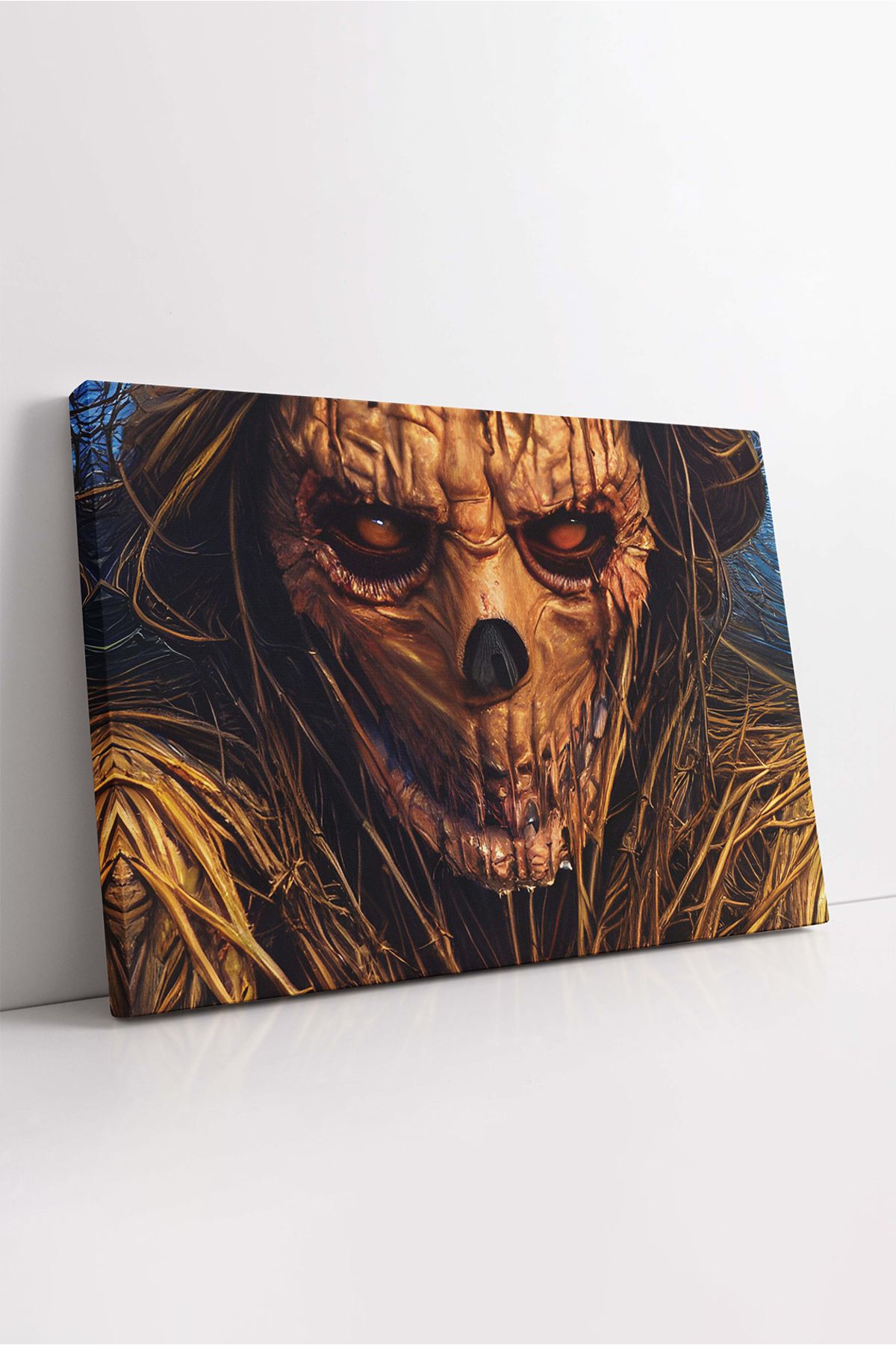 KOSS Dijital Halloween Kanvas Tablo, Korku Tasarım Tablo, Premium Kalite Tablo, Modern Tablo, Lüks Kanvas