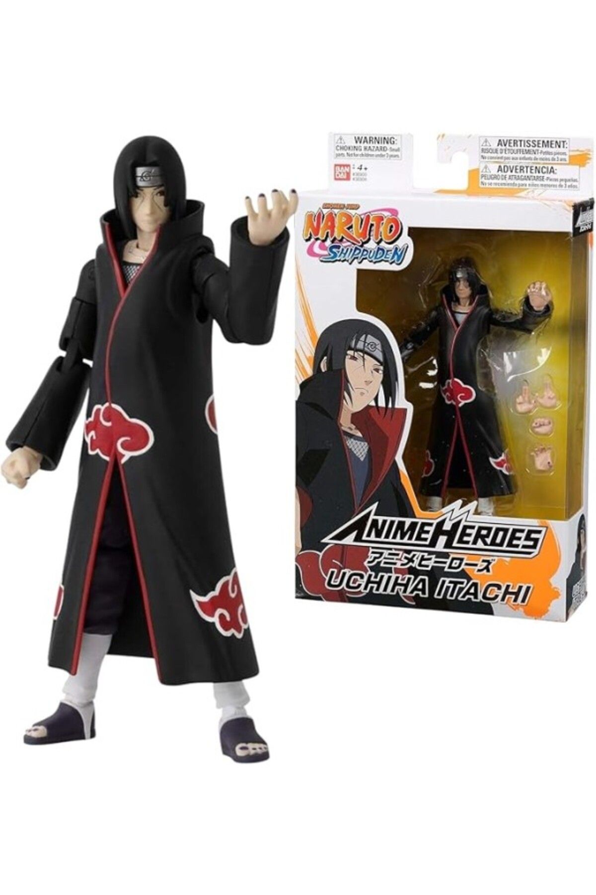 ShopZum 16 Cm Itachi Poz Verilebilir Figür - Anime Heroes Naruto Serisi