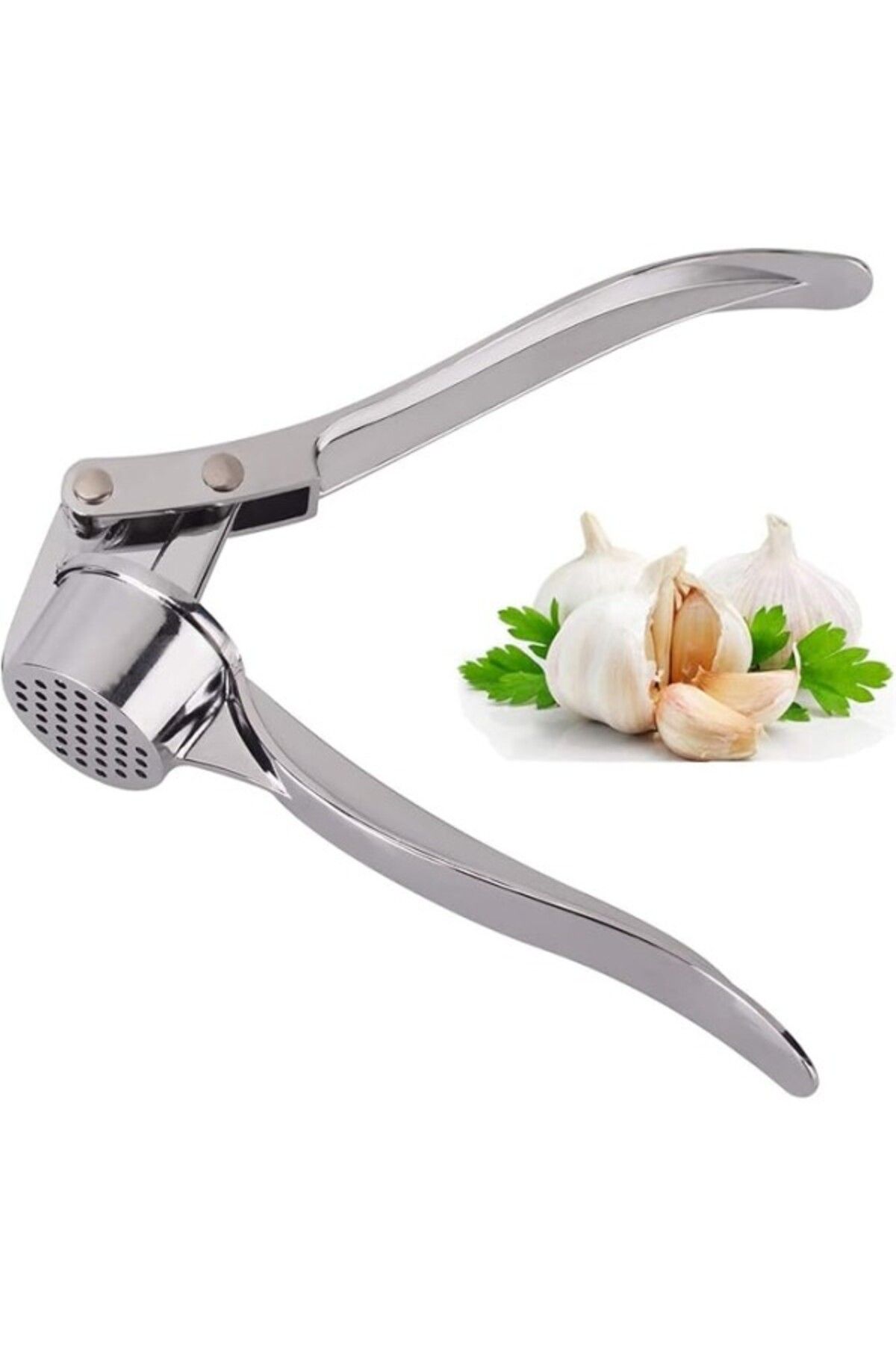 ShopZum Profesyonel Mutfak Sarımsak Presi/Kıyma/Kırıcı İngiltere, Soyucu Sıkacağı Ağır Hizmet