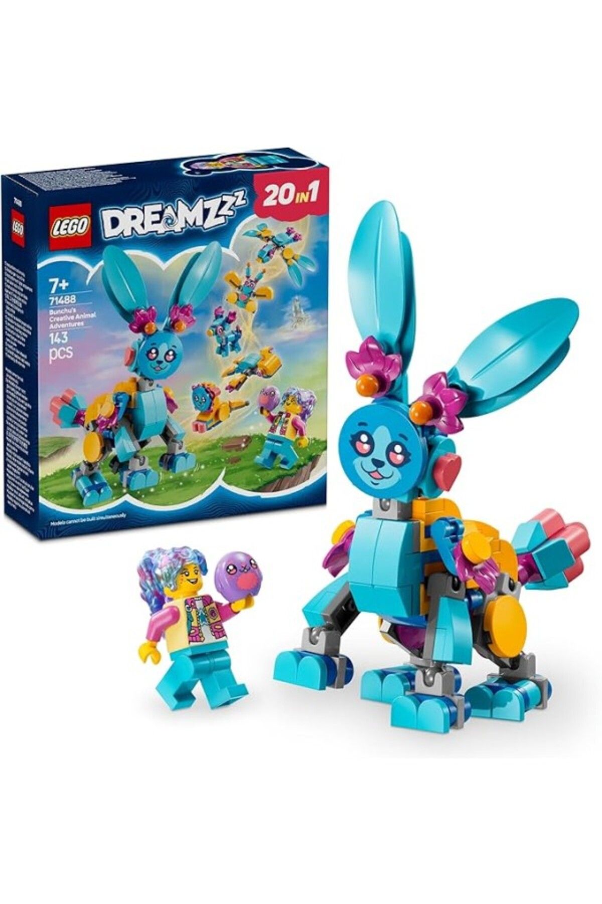 ShopZum Dreamzzz Bunchu’Nun Yaratıcı Hayvan Maceraları 71488-7 Yaş Ve Üzeri Çocuklar Oyuncak
