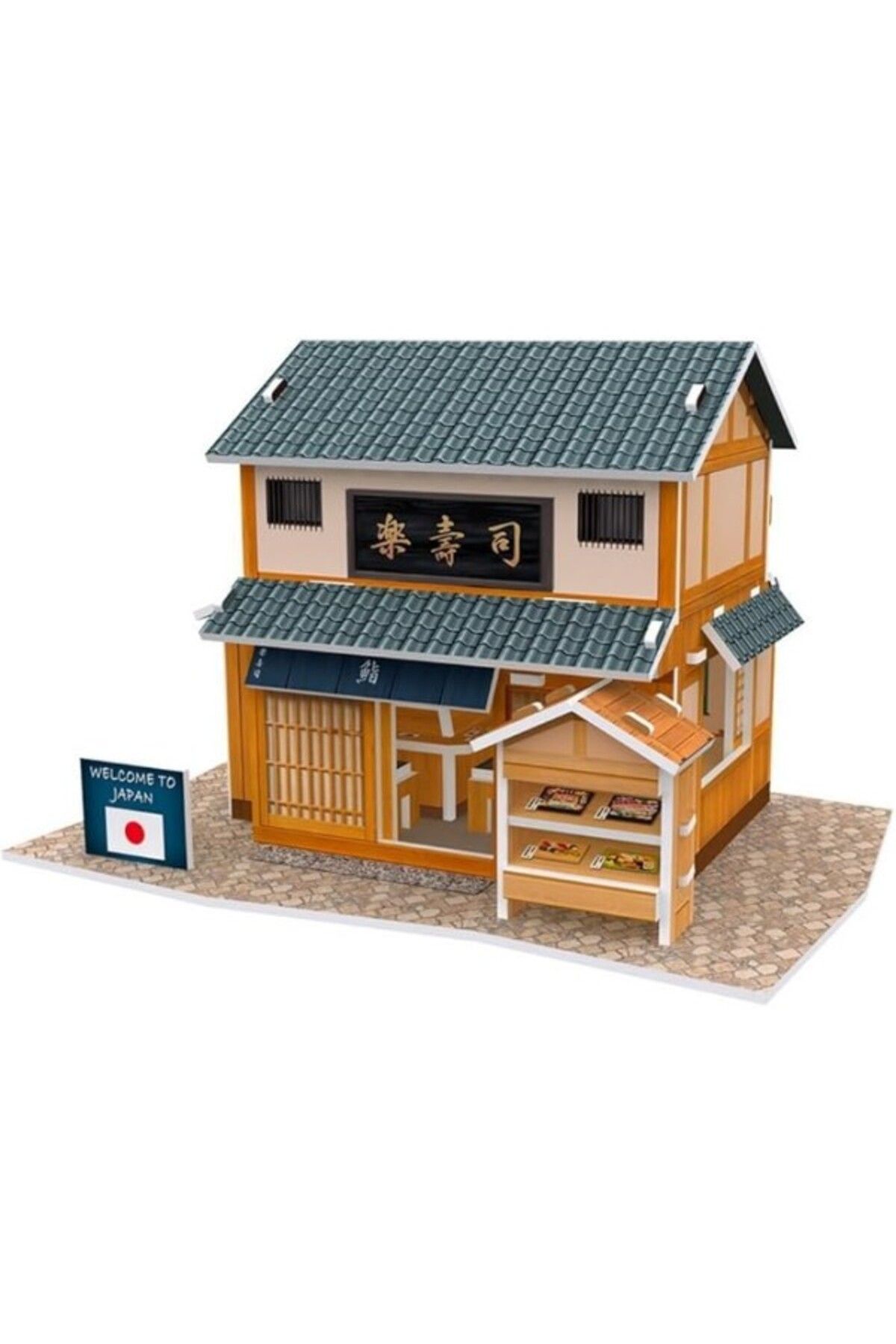 ShopZum Cubicfun Cub/W3104H 3D 32 Parça Puzzle Japon Sushi Restoranı