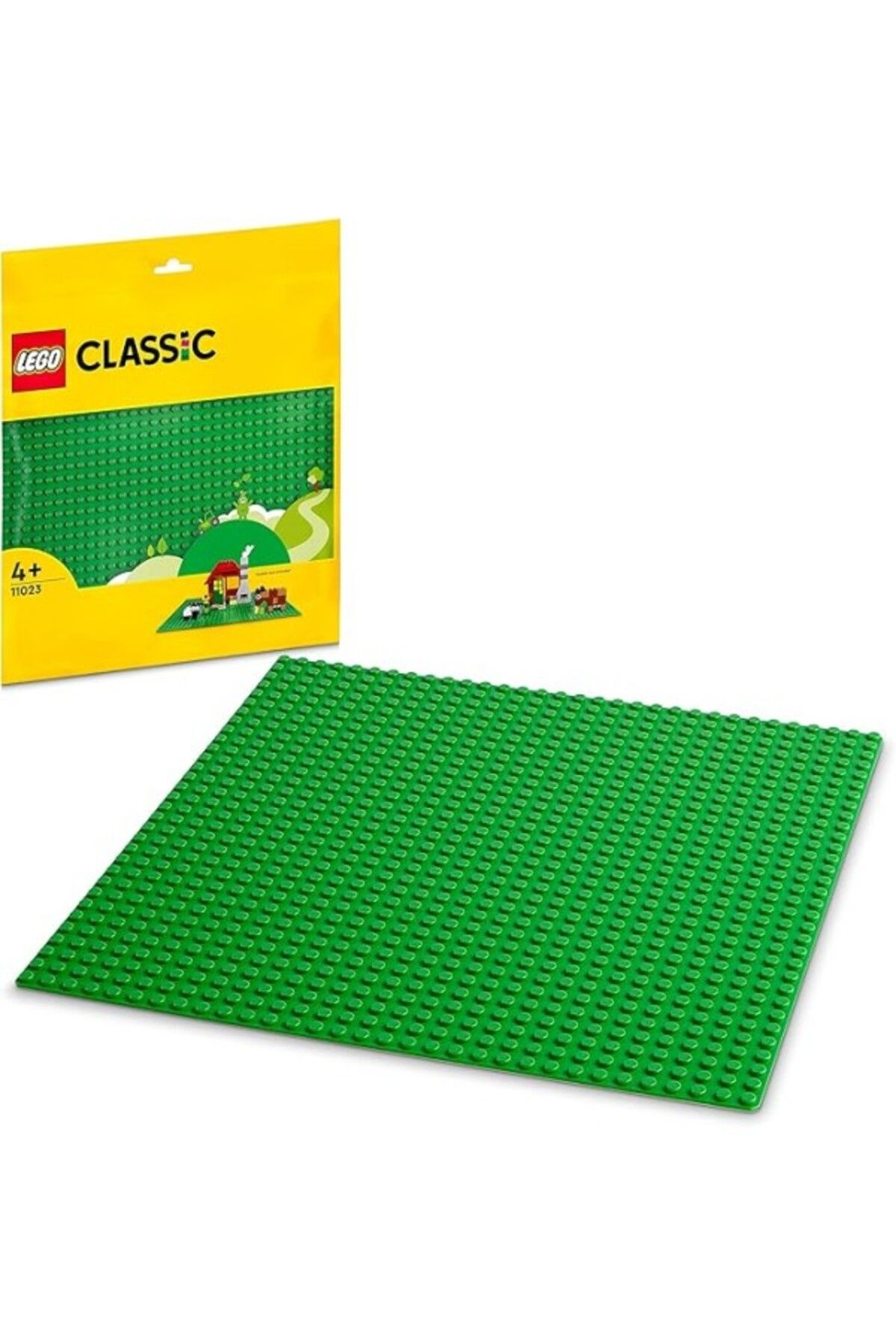 ShopZum Classic Yeşil Zemin 11023-4 Yaş Ve Üzeri Severler Zemini(1 Parça)