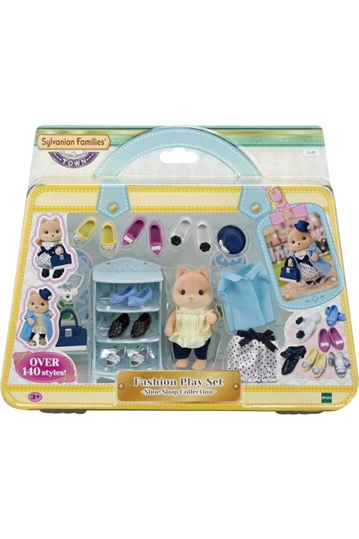 ShopZum Sylvanian Families 5541 Moda Oyun Seti, Ayakkabı Mağazası Koleksiyonu