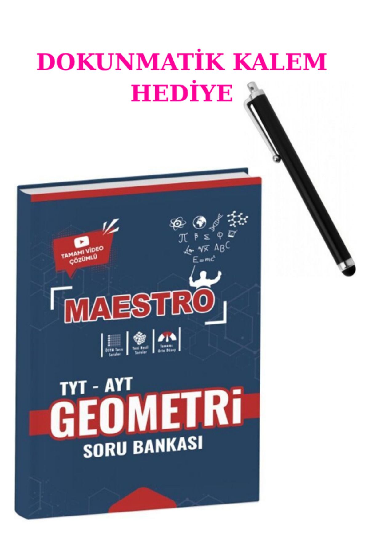 Marsis Yayınları Apotemi Maestro TYT AYT Geometri Soru Bankası + DOKUNMATİK KALEM