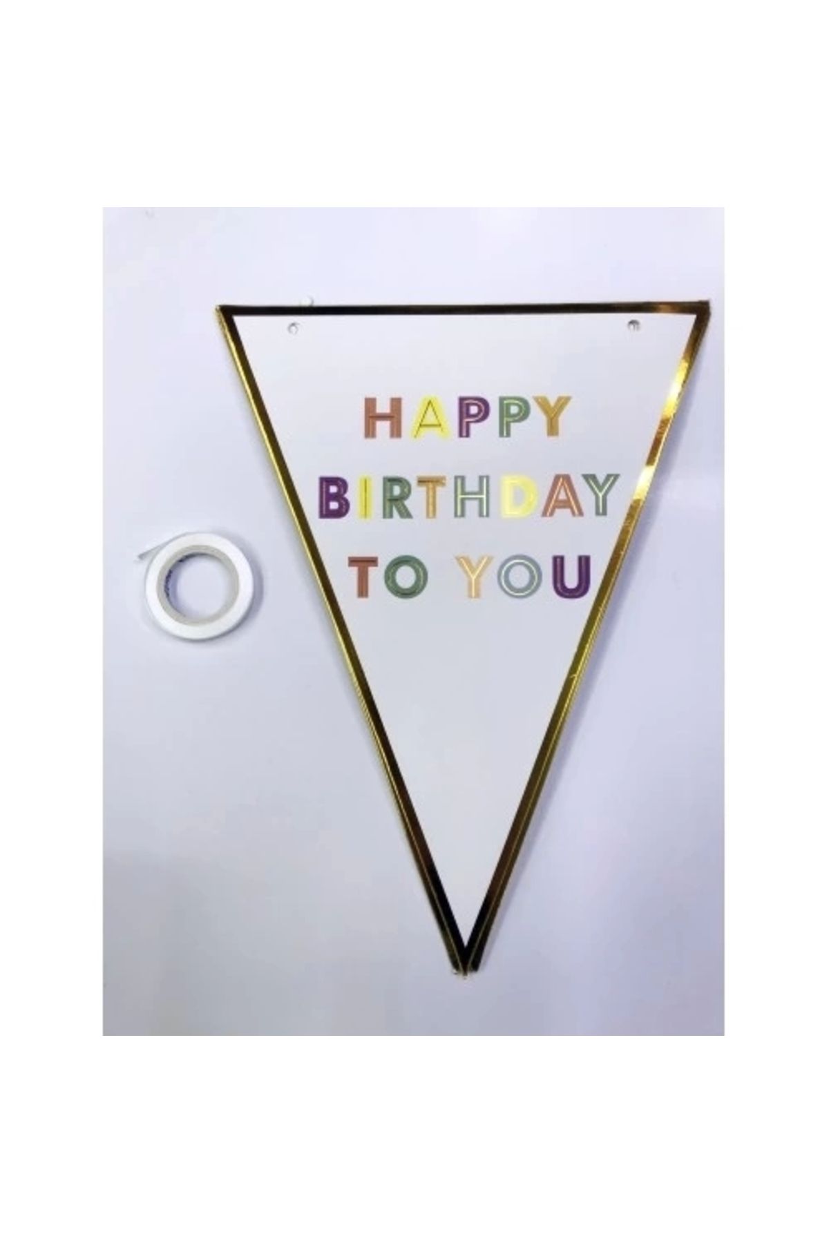 Generic Happy Birthday To You Flama Bayrak Süsü