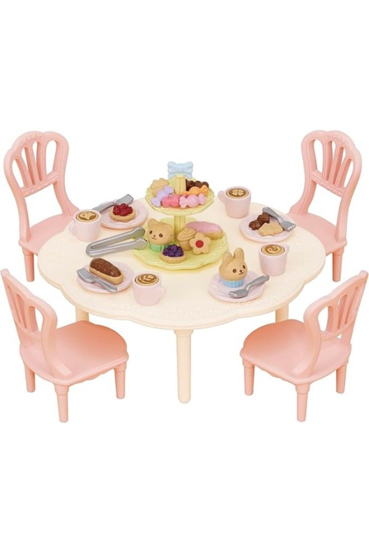 ShopZum Sylvanian Families - 5742 Kahve Ve Pasta Seti - Oyuncak Bebek Evi Mobilyası