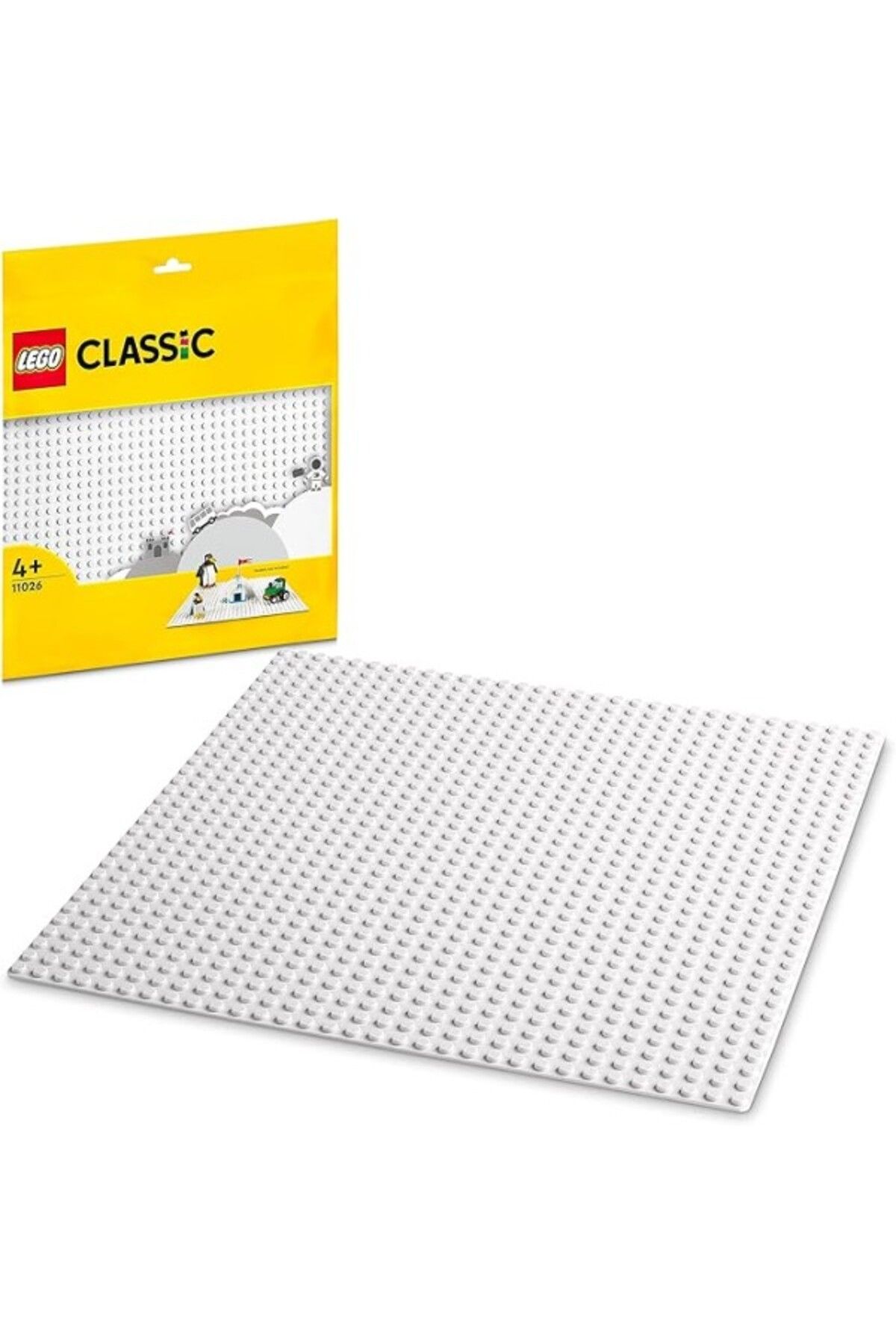 ShopZum Classic Beyaz Zemin 11026-4 Yaş Ve Üzeri Severler Zemini (1 Parça)