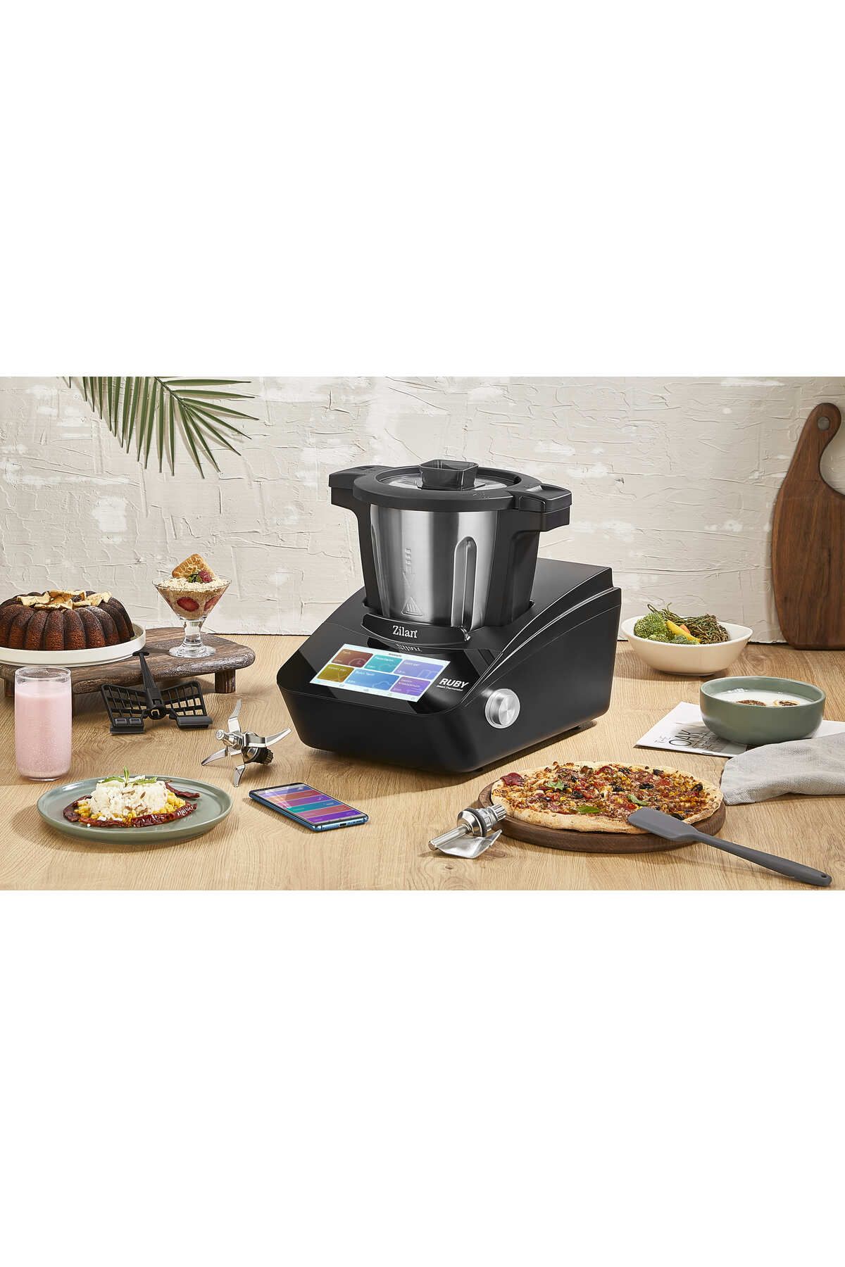 Zilan-Zln9341 Multifunctional Food Processor, 1700w, 4.7l, 18 Functions, Wifi, Mobile Application 6