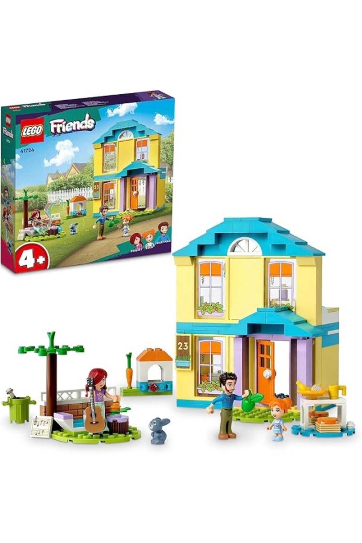 ShopZum Lego® Friends Paisley’In Evi 41724-4 Yaş Ve Üzeri Çocuklar Için 3 Mini Bebekli Oyuncak Yapım Seti