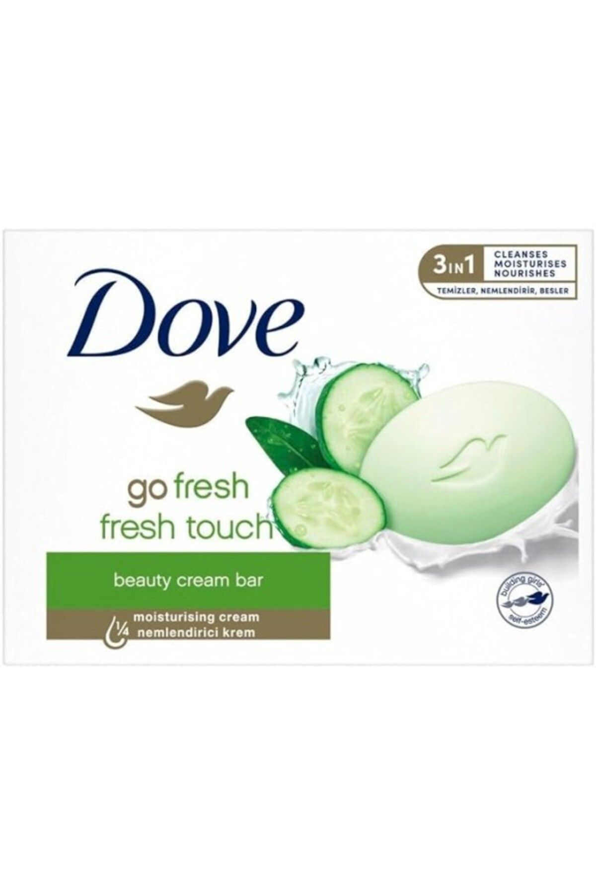 ShopZum Beauty Cream Bar Katı Güzellik Sabunu Fresh Touch Nemlendirici Etkili, 90 G