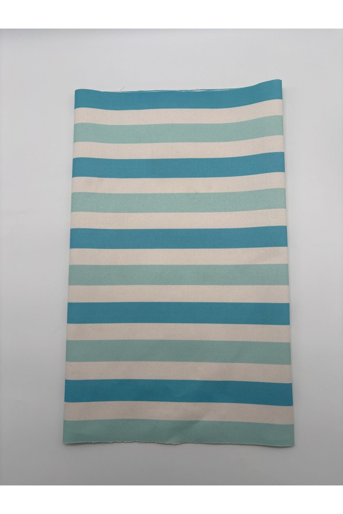 kumasfabrik 300gr Pamuklu Çizgili Kanvas Kumaş/ 50 X 150 Cm / Plaj Çanta,minder,koltuk,döşemelik