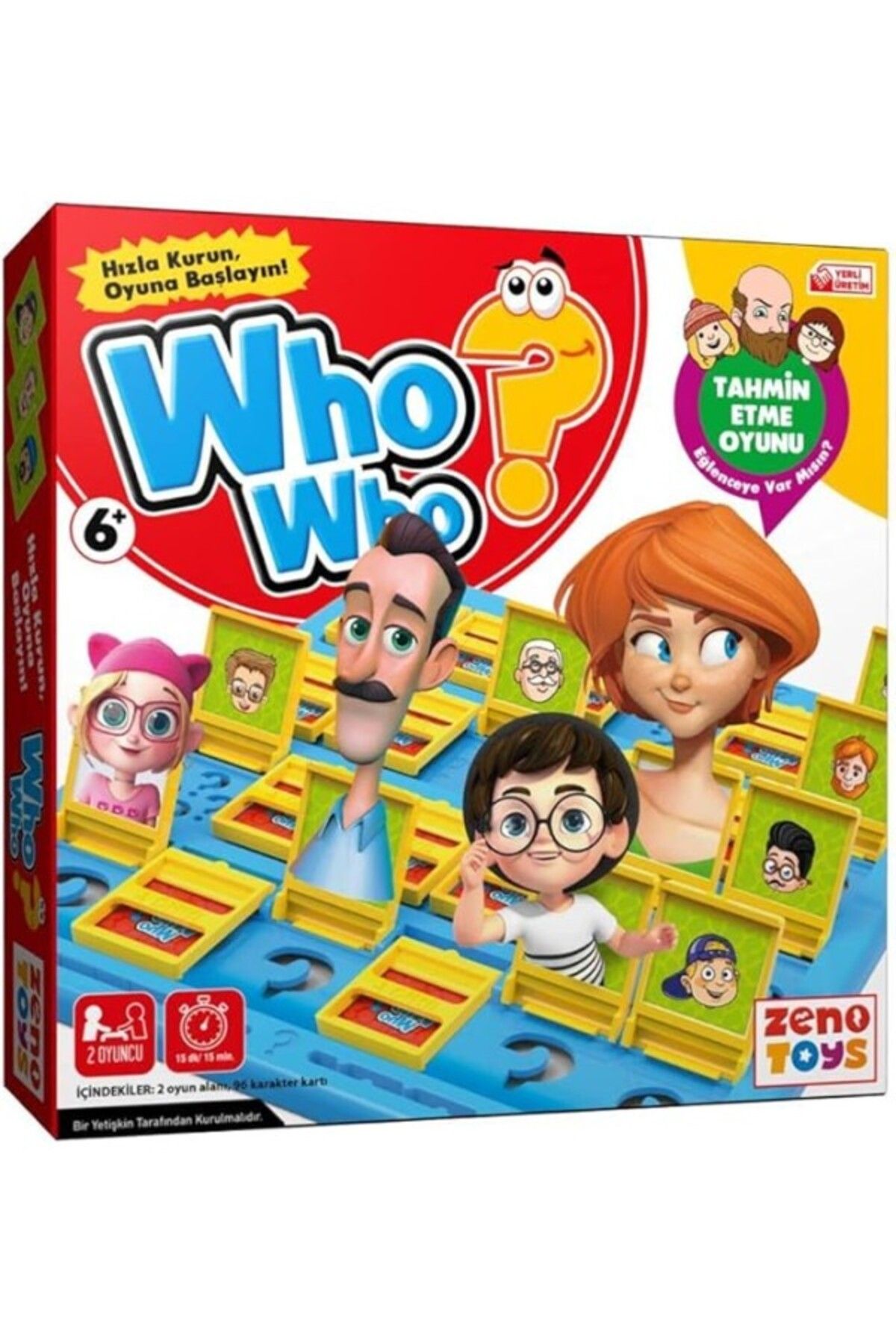 ShopZum Zeno Toys Who Who Bil Bakalım Tahmin Oyunu Zn002