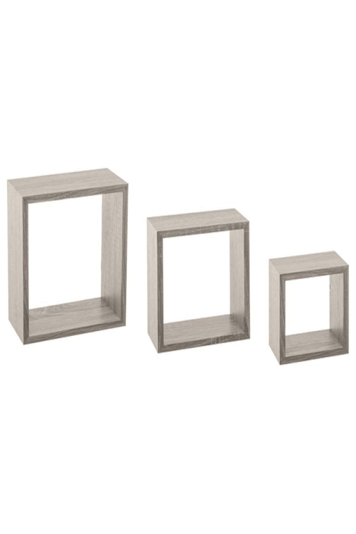 Five Simply Smart-3-Piece Fixy Floating Cube Wall Shelf Set 1