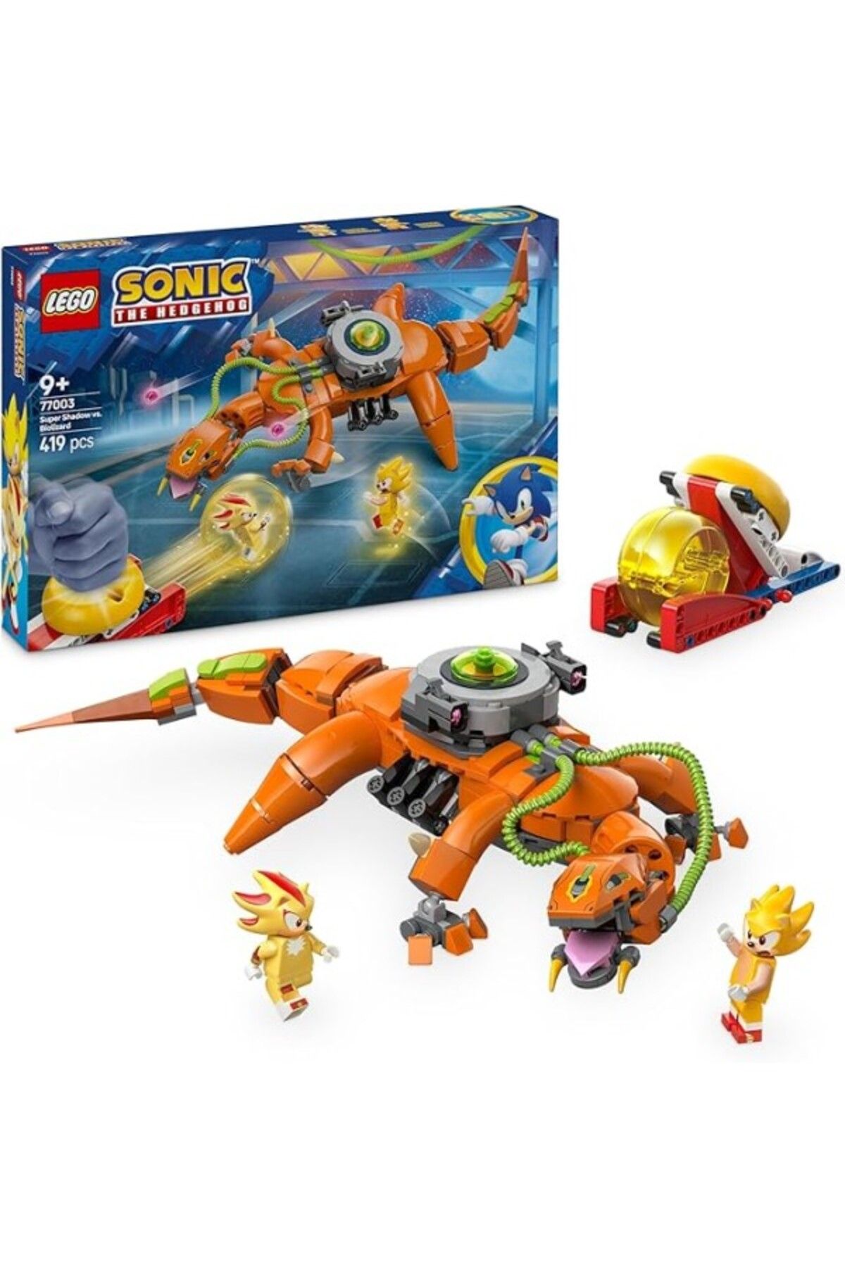 ShopZum Sonic The Hedgehog Super Shadow, Biolizard'A Karşı 77003, 9 Yaş Ve Üzeri Kız Ve Erkek Çocukları