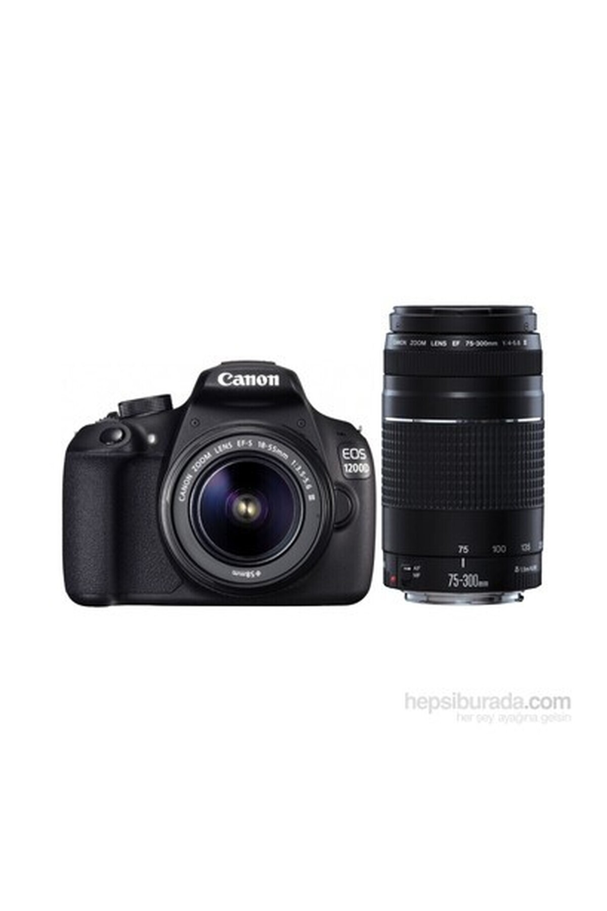 Canon EOS 1200D 18-55+75-300mm SLR Dijital Fotoğraf Makinesi