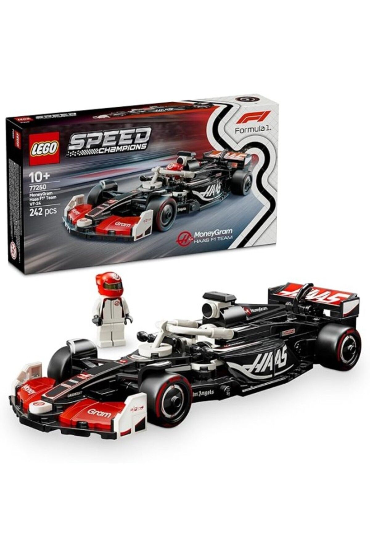 ShopZum Lego Speed Champions Moneygram Haas F1 Team Vf-24 Yarış Arabası 77250 – 10 Yaş Ve Üzeri Kız Ve Erke