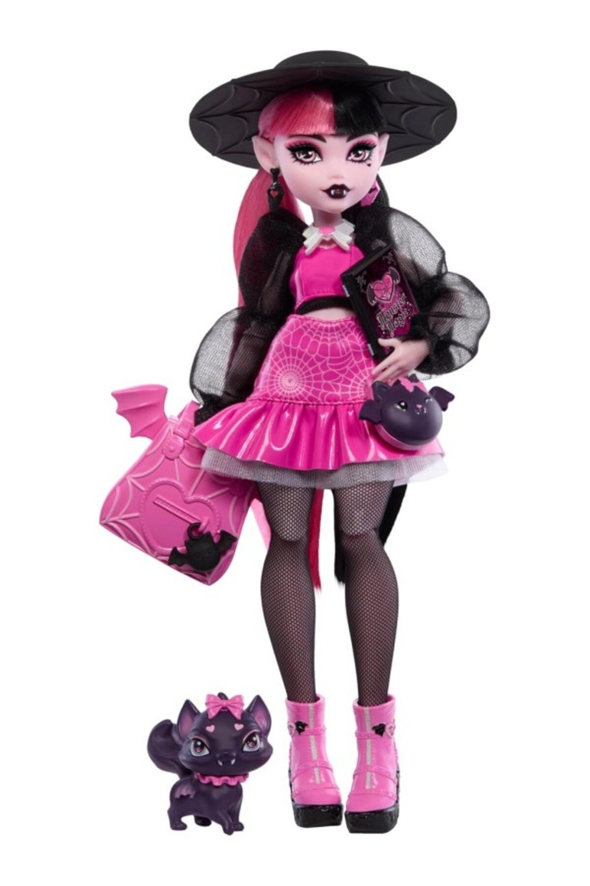 ShopZum Monster High Acayip Havalı Arkadaşlar - Draculaura Evcil Hayvanı Kont Fabulous Ve Aksesuarlarıyla