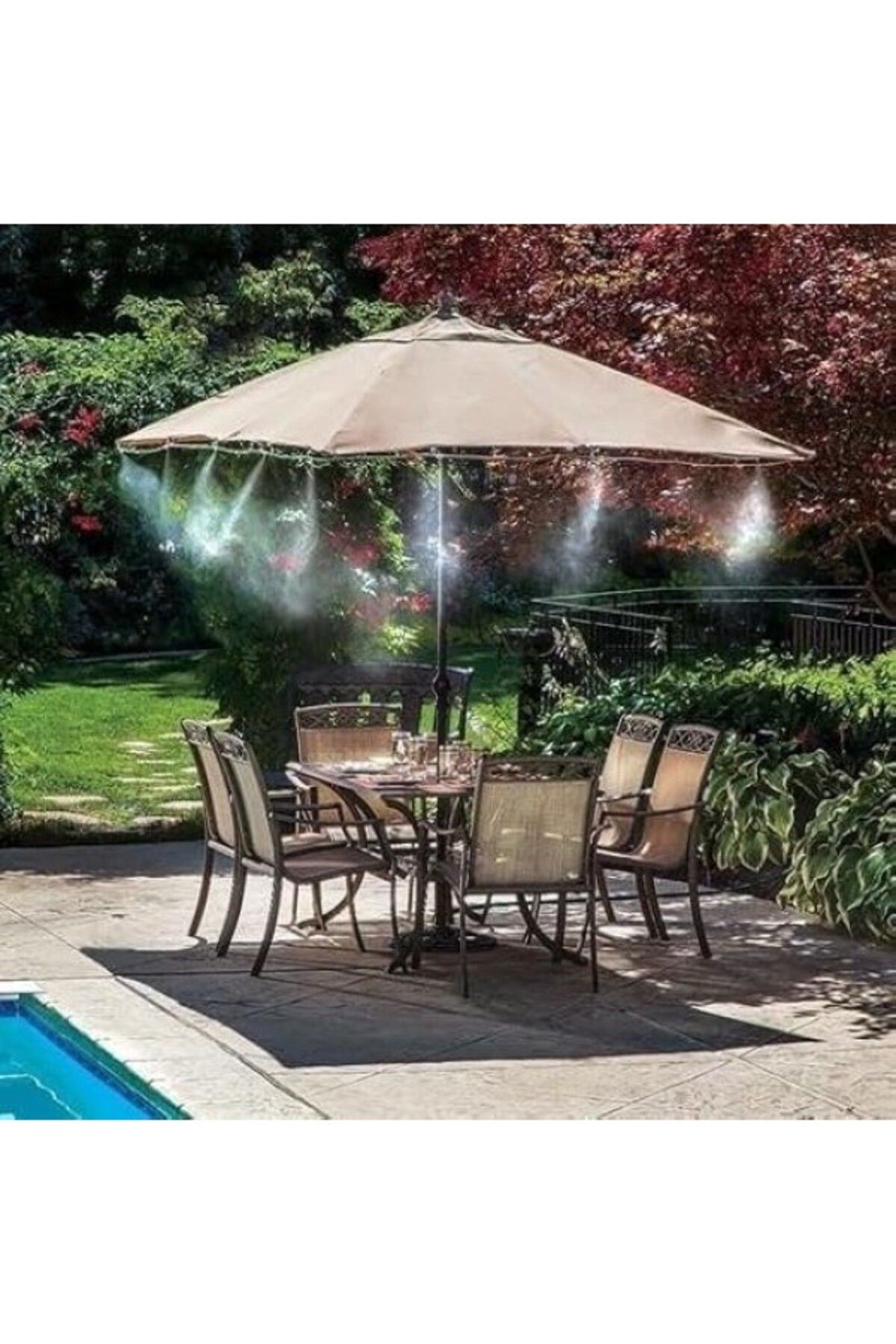 ShopZum Güncelçarşı 10 Metre Kendin Yap Balkon Veranda Çardak Kamelya Sulama Serinletme Ve Nemlendirme